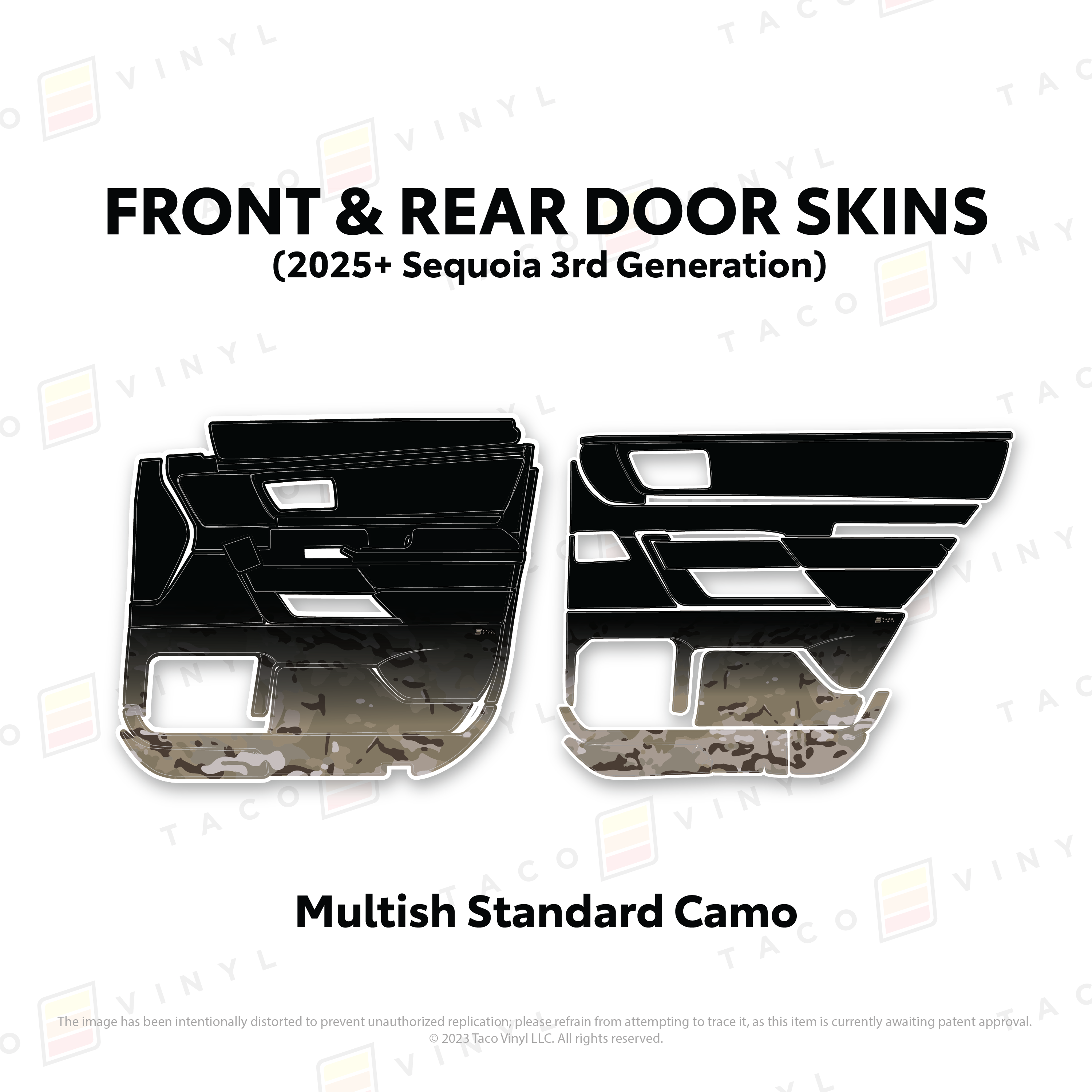 2023+ Door Skins For Sequoia