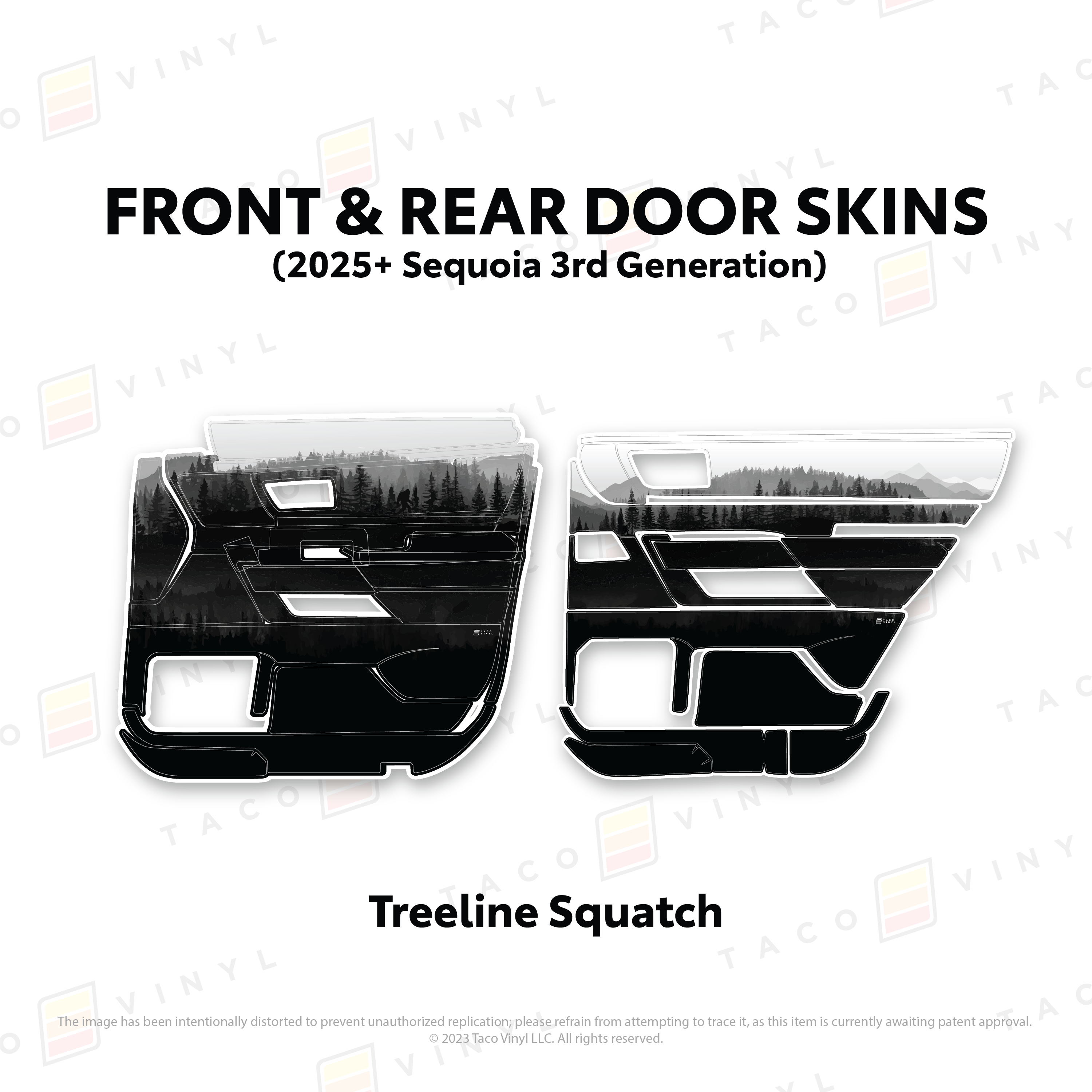 2023+ Door Skins For Sequoia