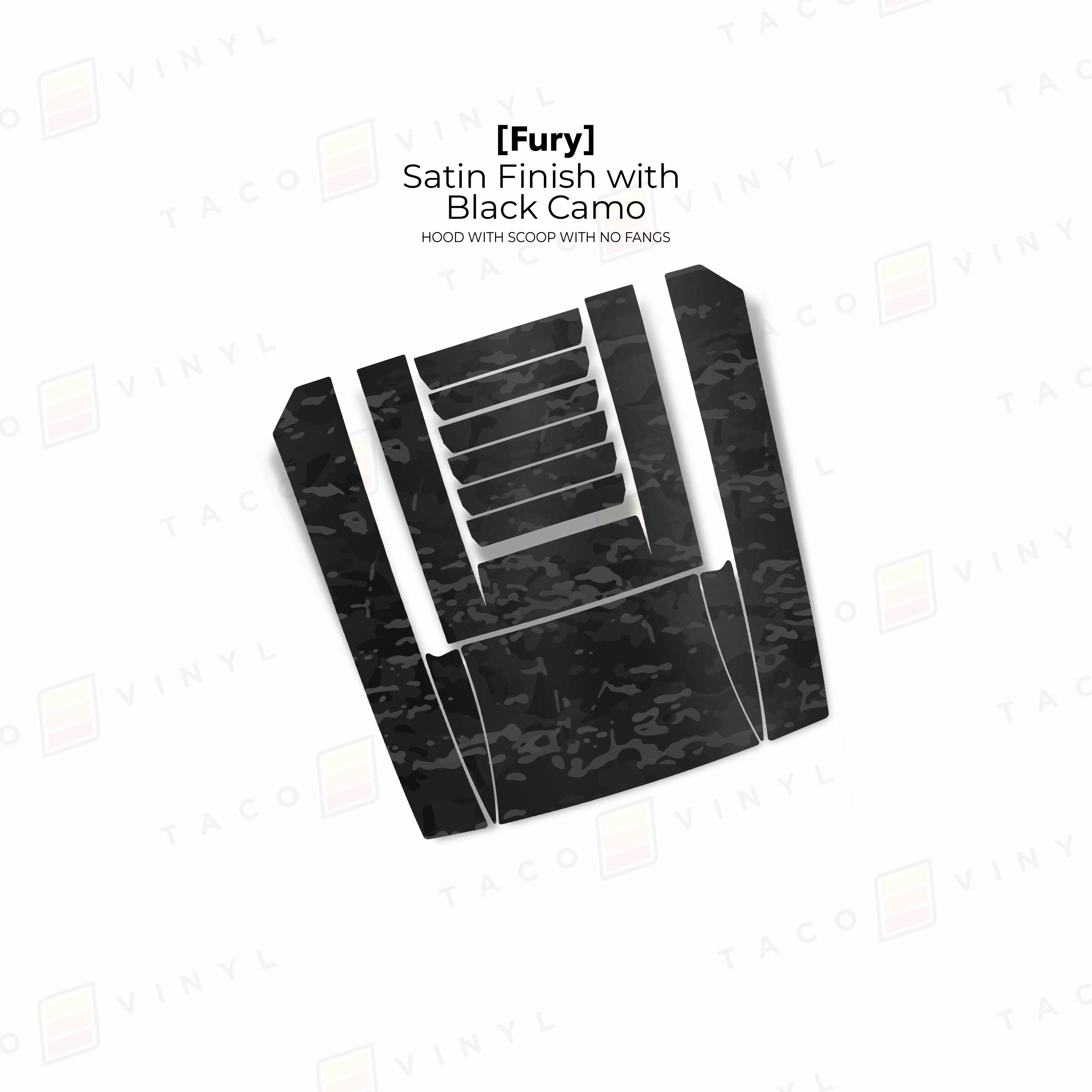 2025+ Fury Hood Scoop Stamp (W/ Long Fangs) For 4Runner
