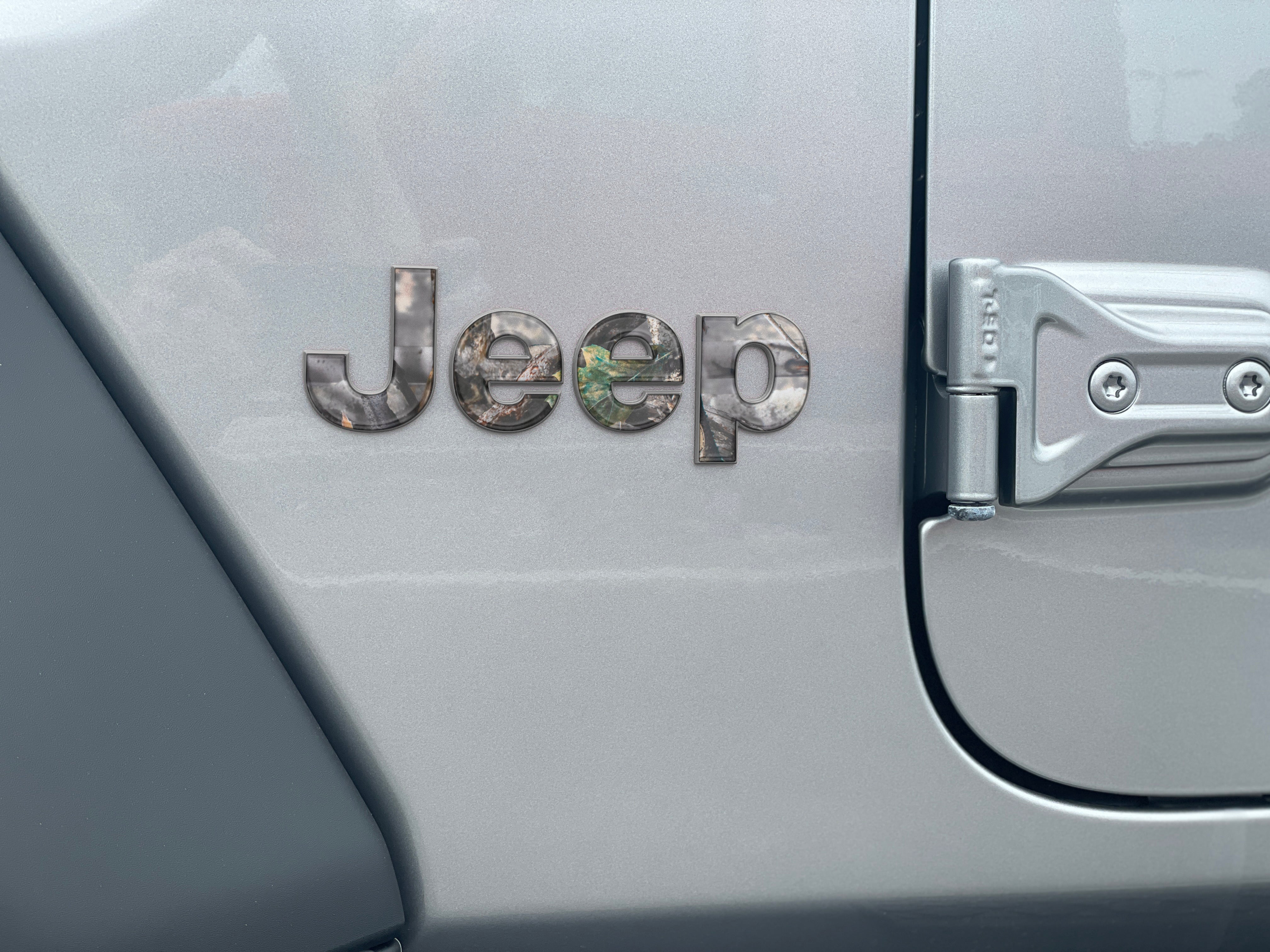 Driver & Passenger Side Letter Overlays Fits 2018-2026 Jeep Wrangler JL
