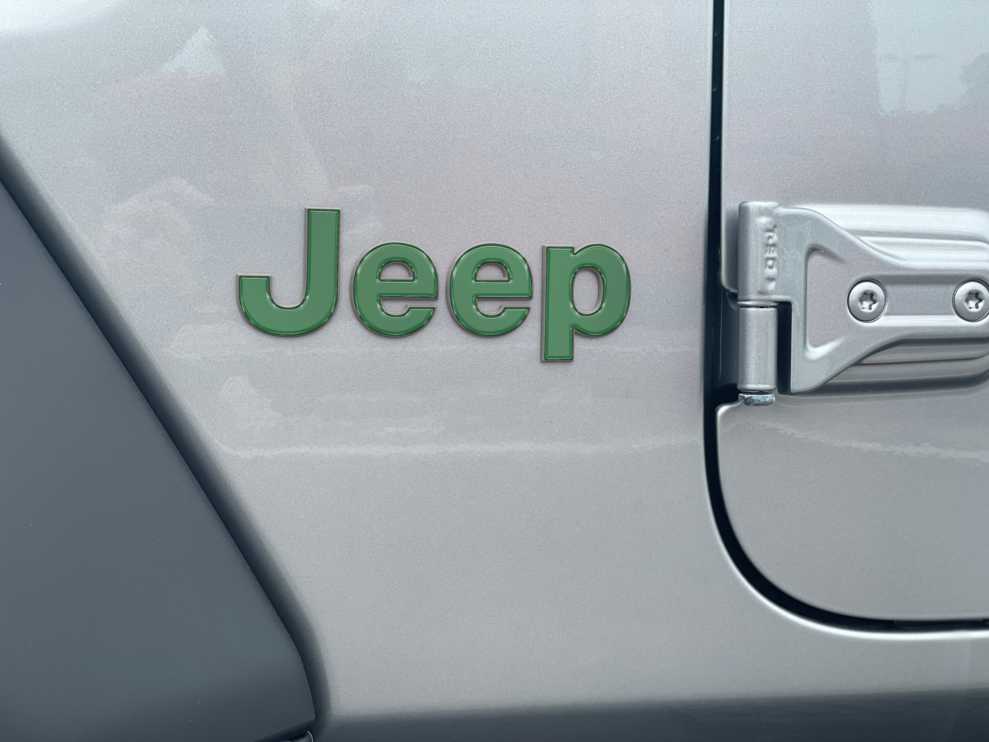 Driver & Passenger Side Letter Overlays Fits 2018-2026 Jeep Wrangler JL