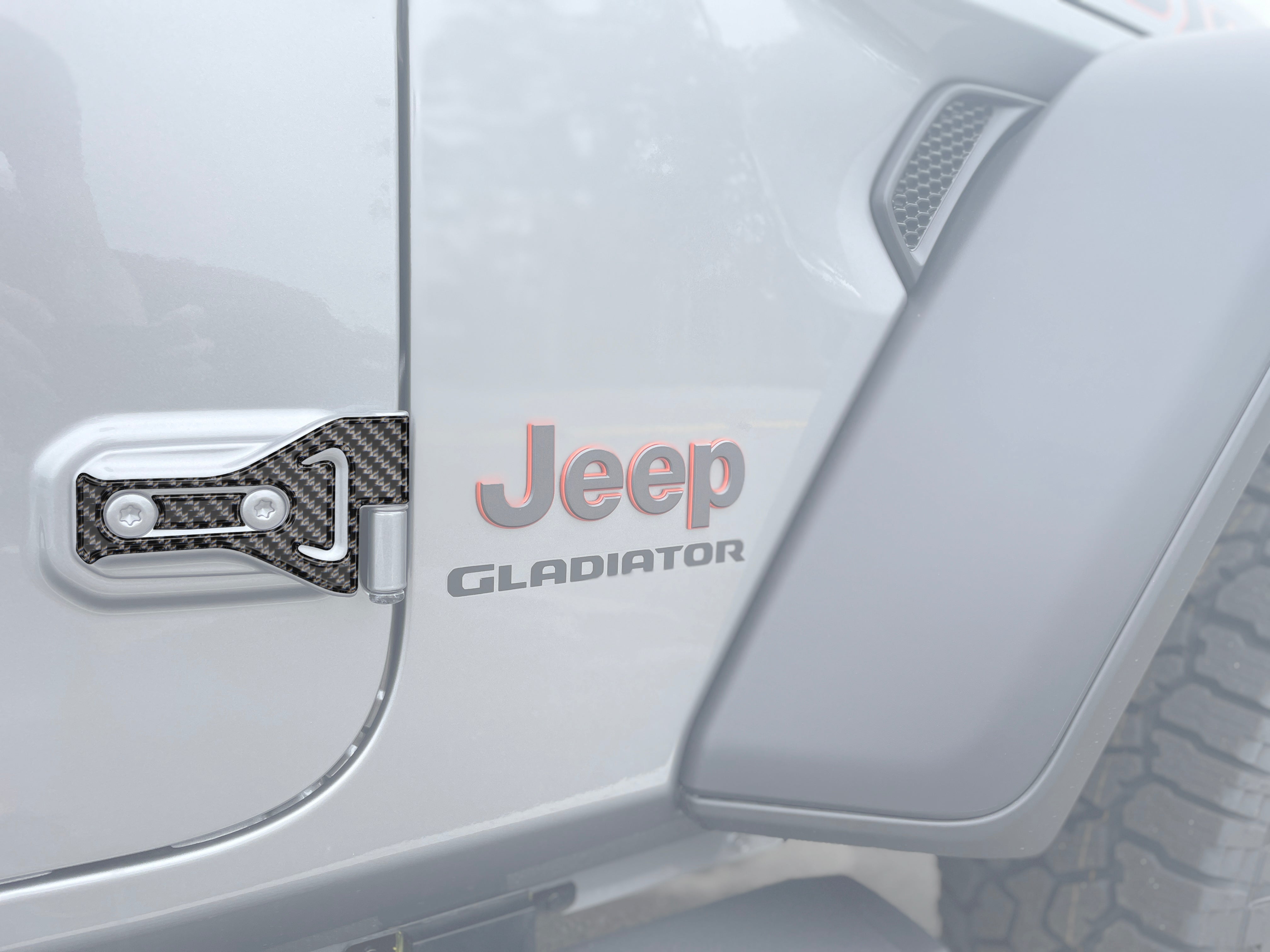 Door Hinge Overlays Fits 2019-2026 Jeep Gladiator