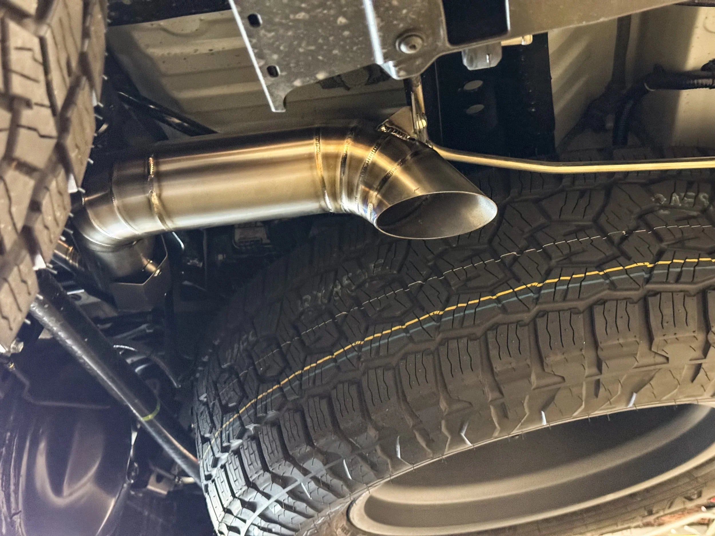 NYTOP Titanium Axle Dump Exhaust For 2024-Current Lexus GX550/Toyota Land Cruiser