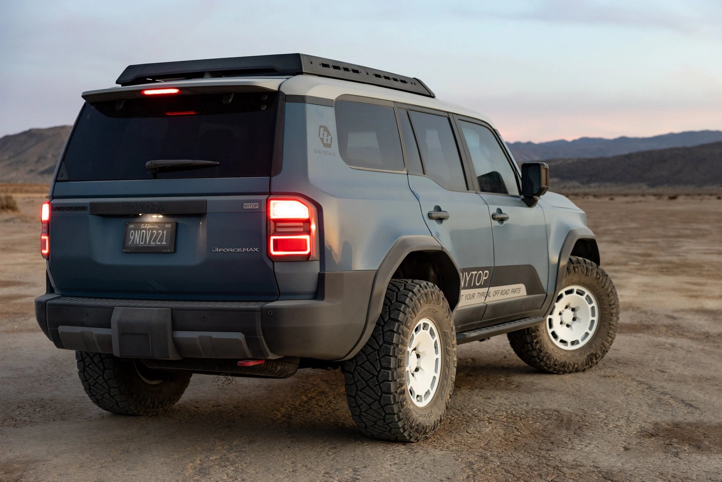 NYTOP Rock Sliders For 2024-Current Lexus GX550/Toyota Land Cruiser