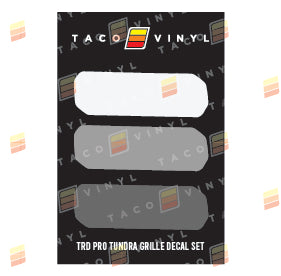 Pro Grille Decals For Tundra