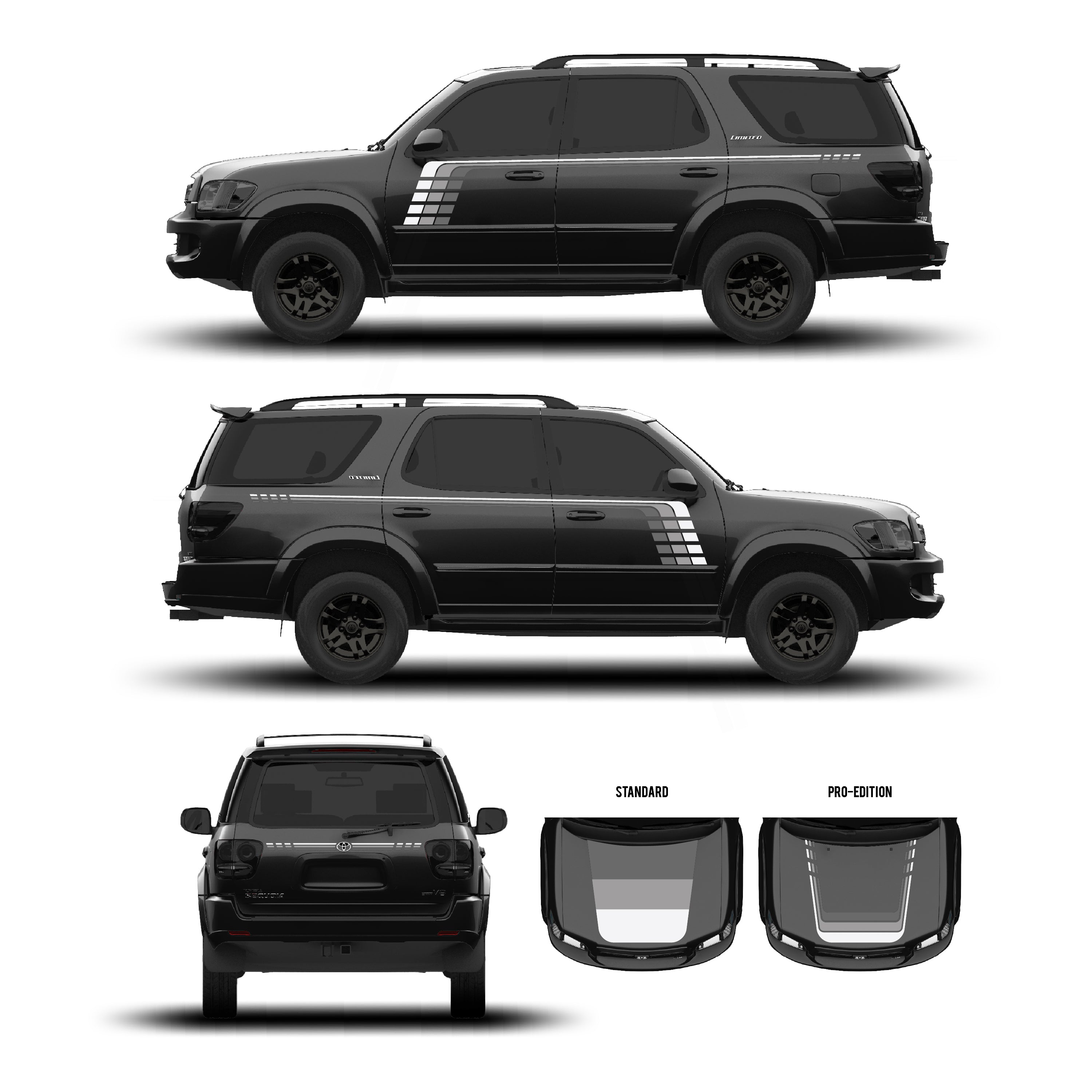2001–07 Checkered Stripe Kit For Sequoia
