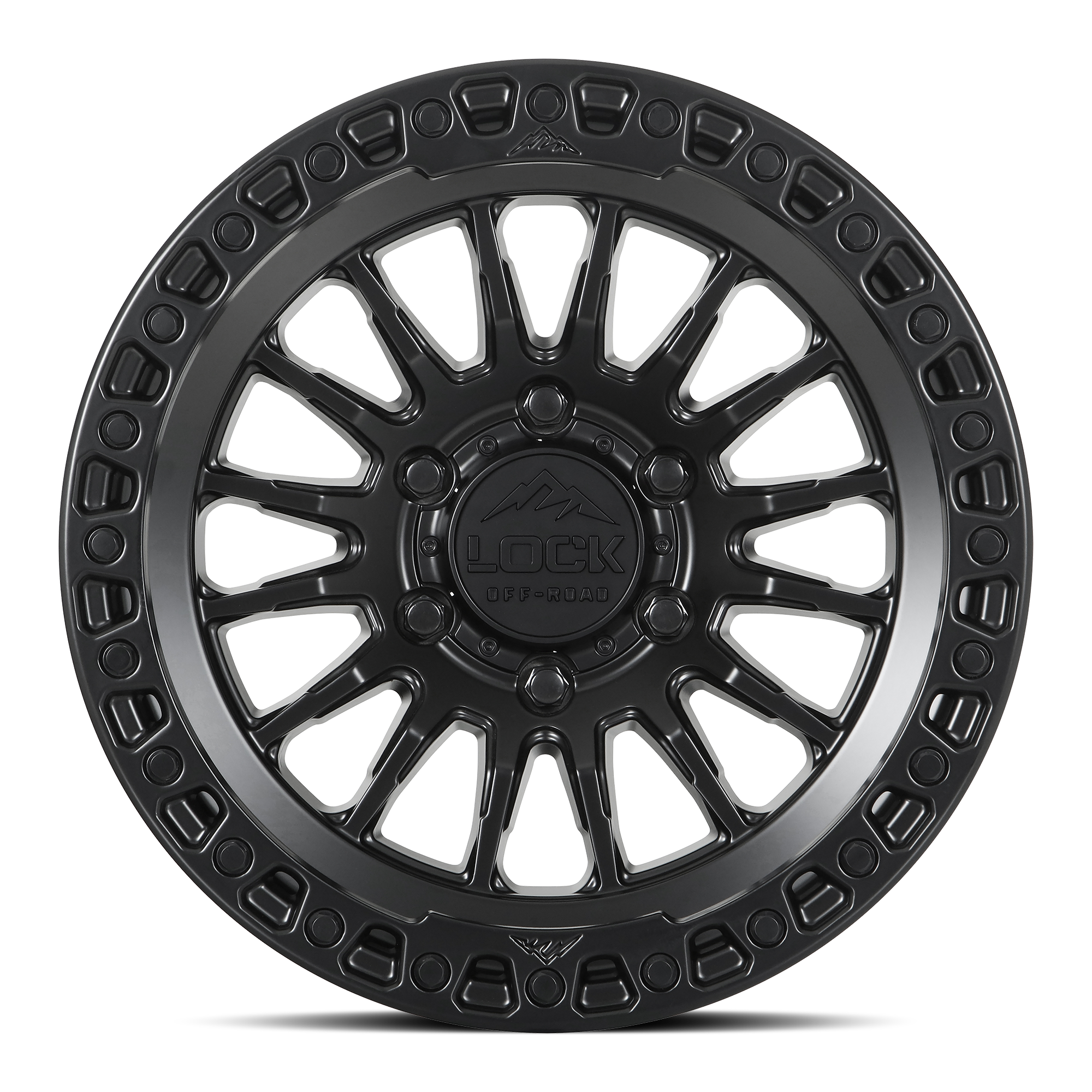 GRIT- MATTE BLACK W MATTE BLACK RING