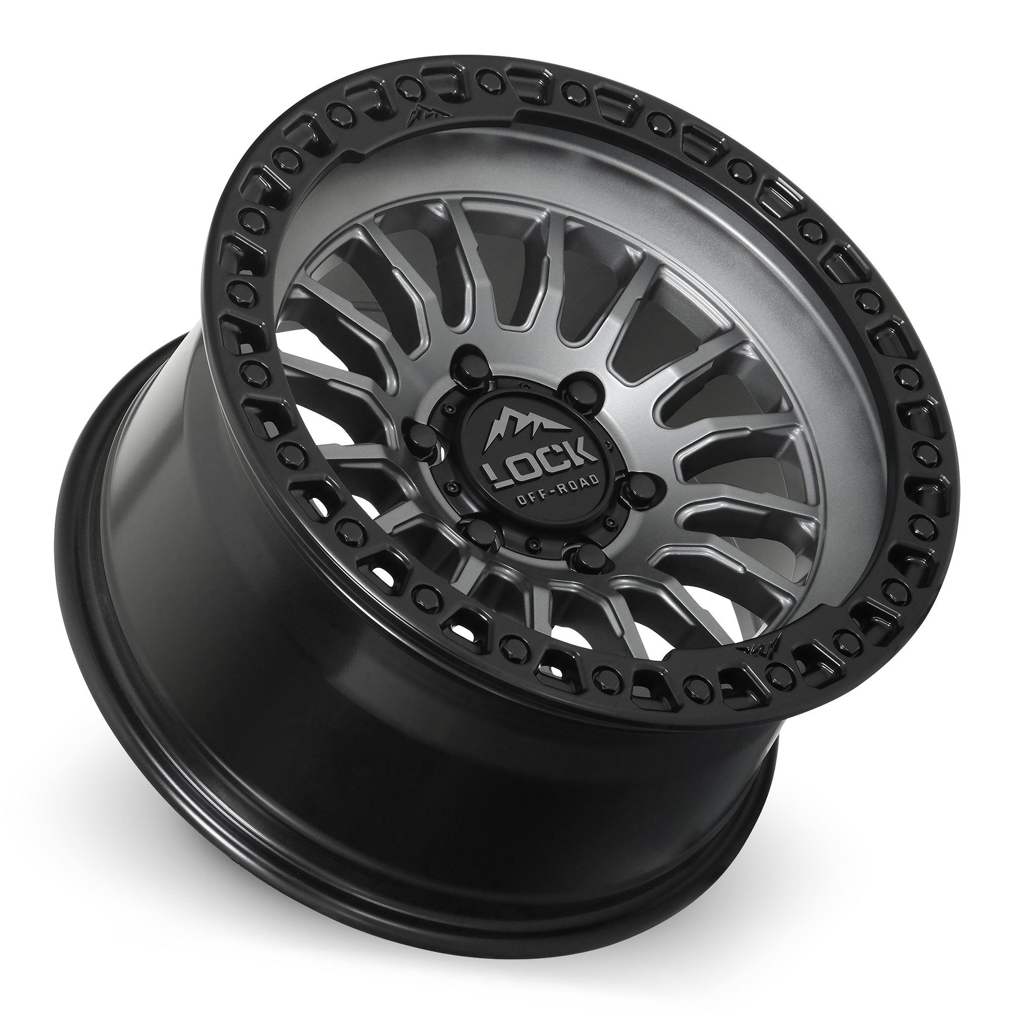 GRIT- MATTE GREY W MATTE BLACK RING