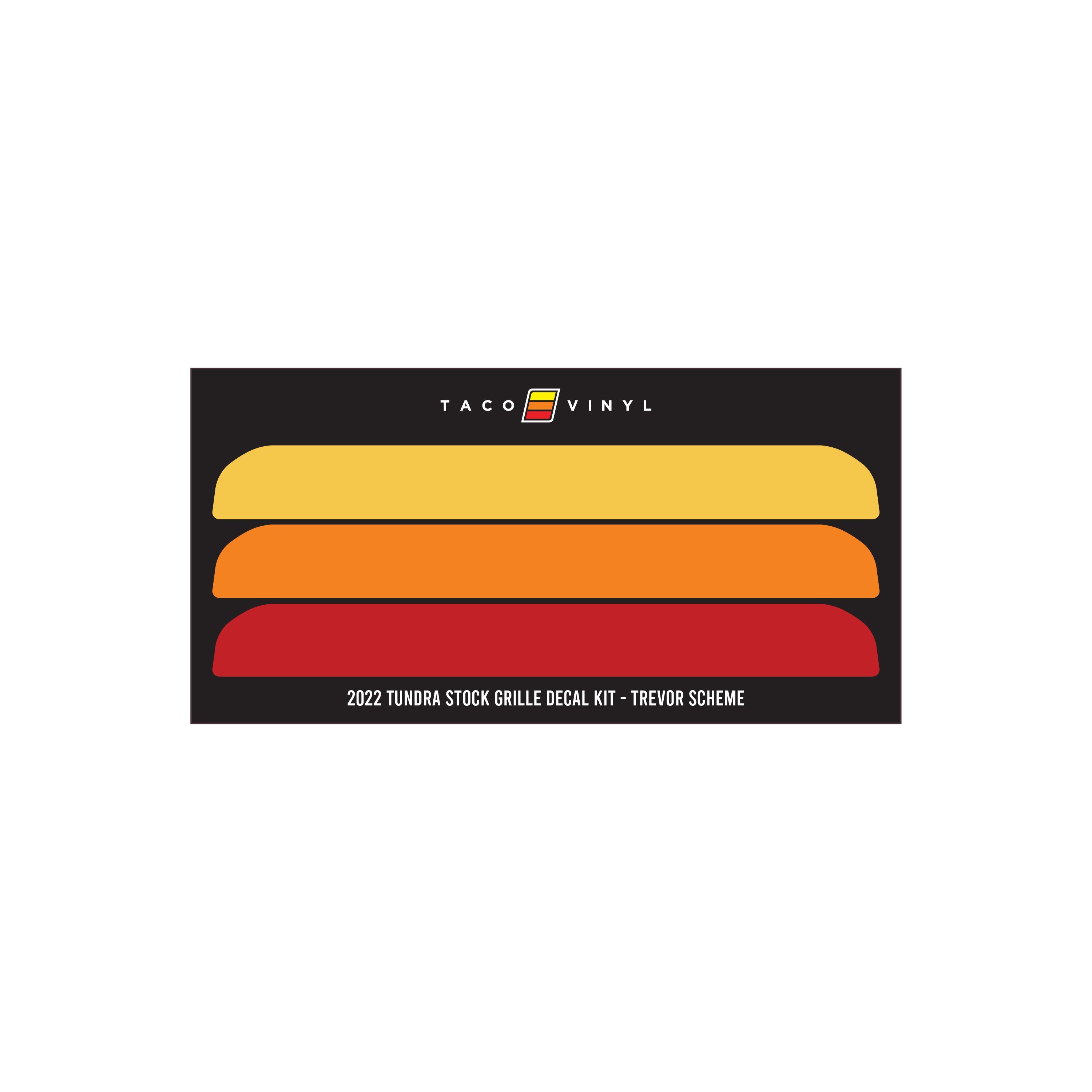 2022+ Offroad Grille Decal For Tundra