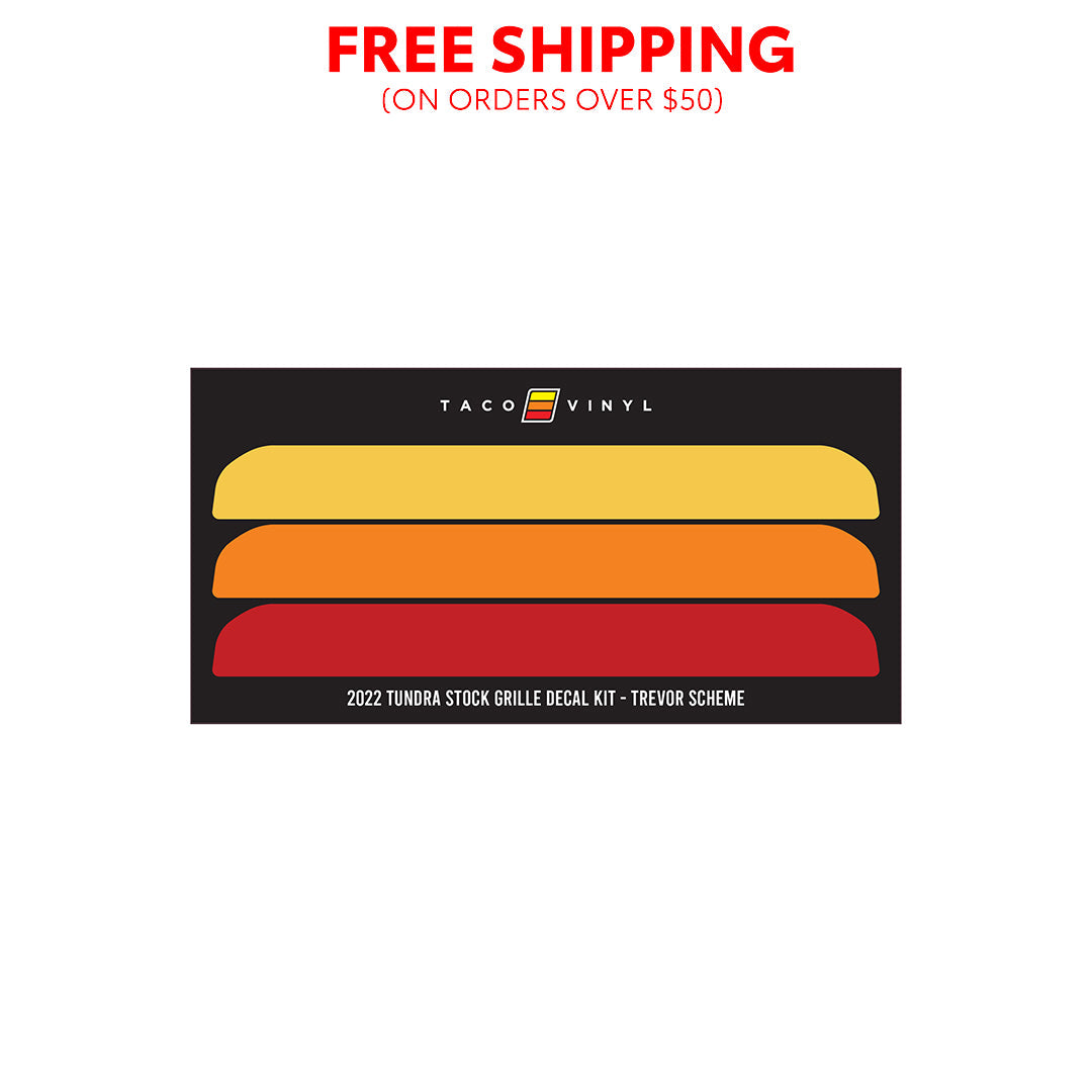 2022+ Offroad Grille Decal For Tundra