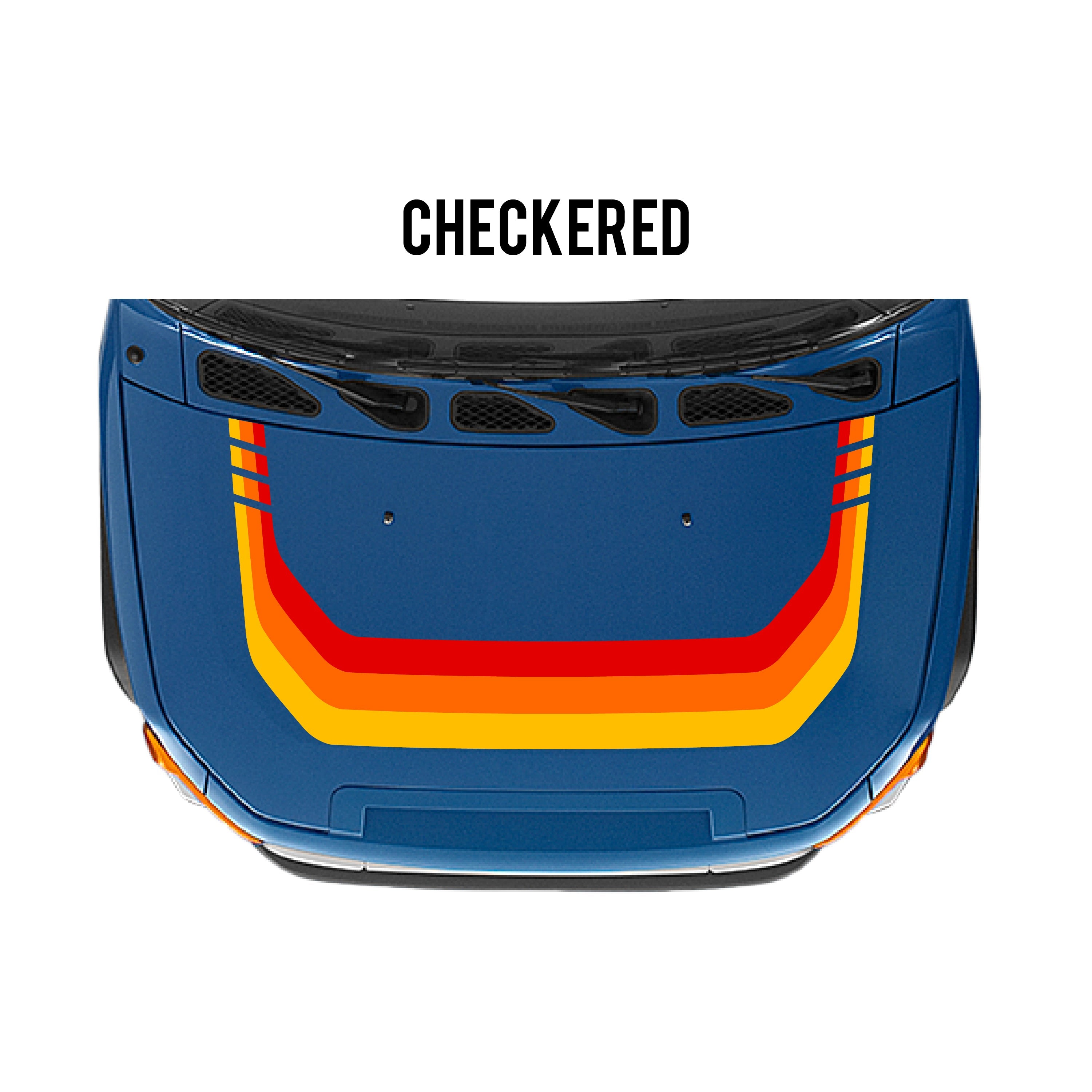 2007-14 Checkered Stripe Kit For FJ Cruiser