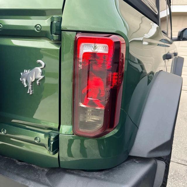 Bigfoot aka Sasquatch in the Woods Tail Light Overlays For 2021+ Bronco