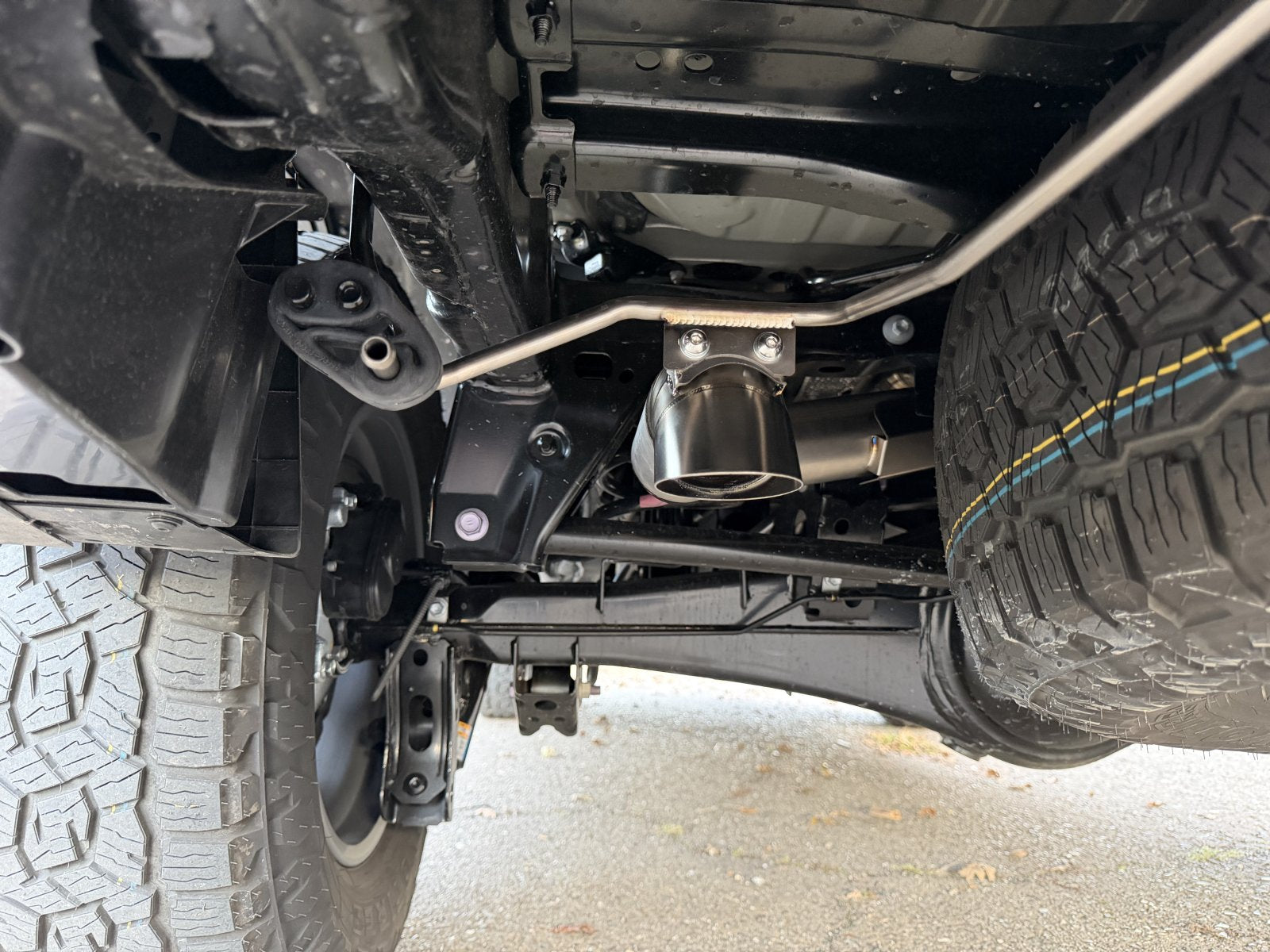 NYTOP Titanium Axle Dump Exhaust For 2024-Current Lexus GX550/Toyota Land Cruiser