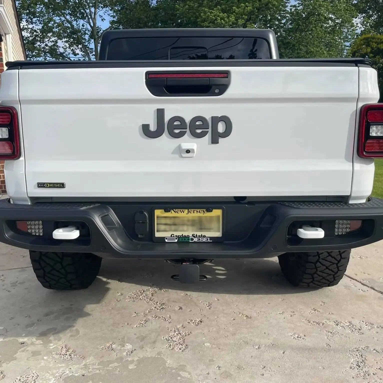 Rear Bumper LED Reverse Lights For 2020-2025 Jeep Gladiator JT | 1,500 Lumens