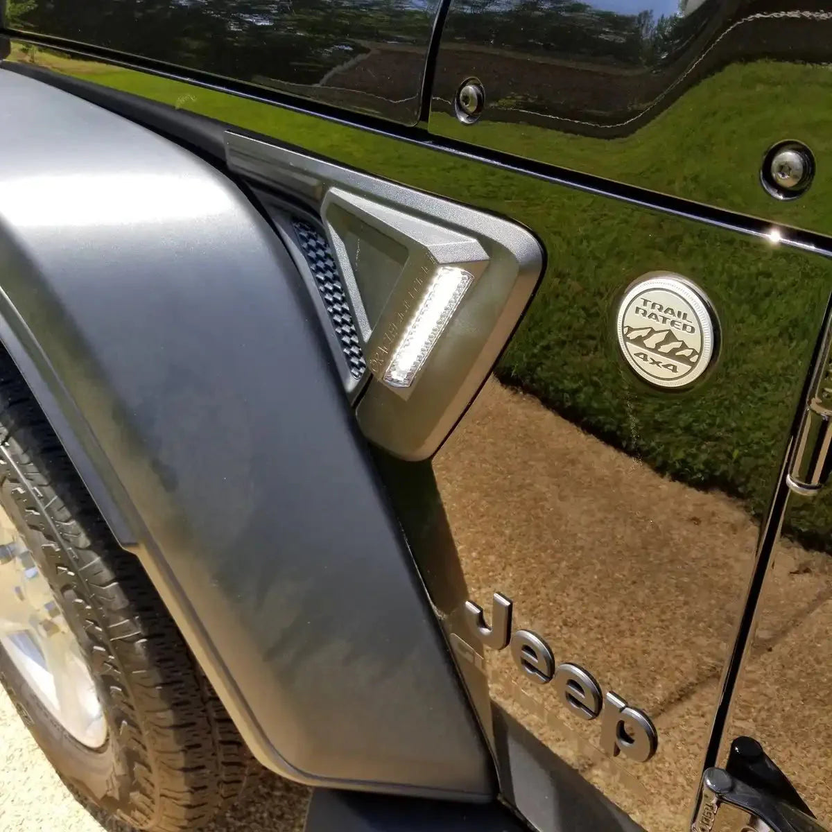 Sidetrack LED Fender Lights For Jeep Wrangler JL & Gladiator JT - Entry & Turn Signal | ORACLE