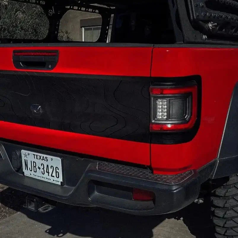 V2 | Flush Mount LED Tail Lights for Jeep Gladiator JT | Low-Profile | Plug-and-Play