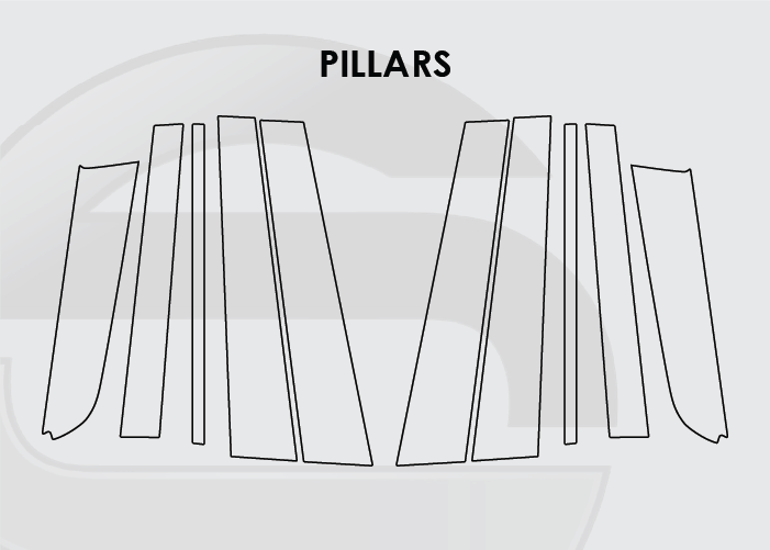 Pillar ProTech Kit For Jeep Grand Cherokee L