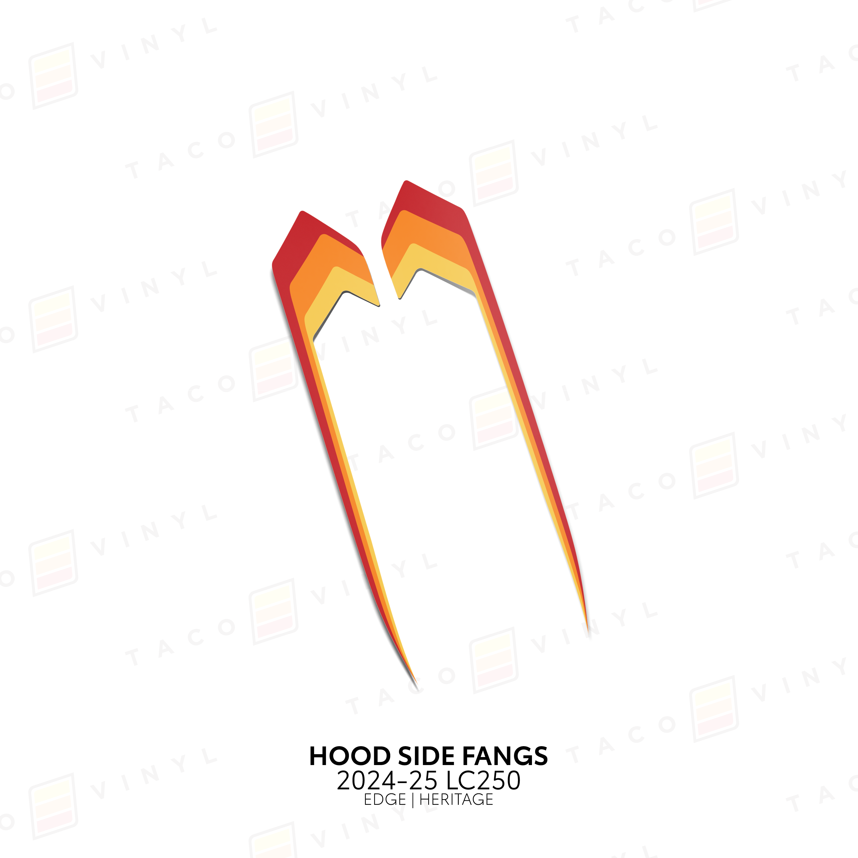 2024+ Hood Side Fangs For Land Cruiser 250