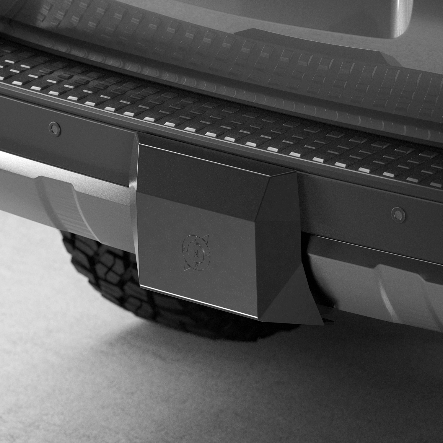 NYTOP Rear Hitch Skid Cover For 2024-Current Toyota Land Cruiser