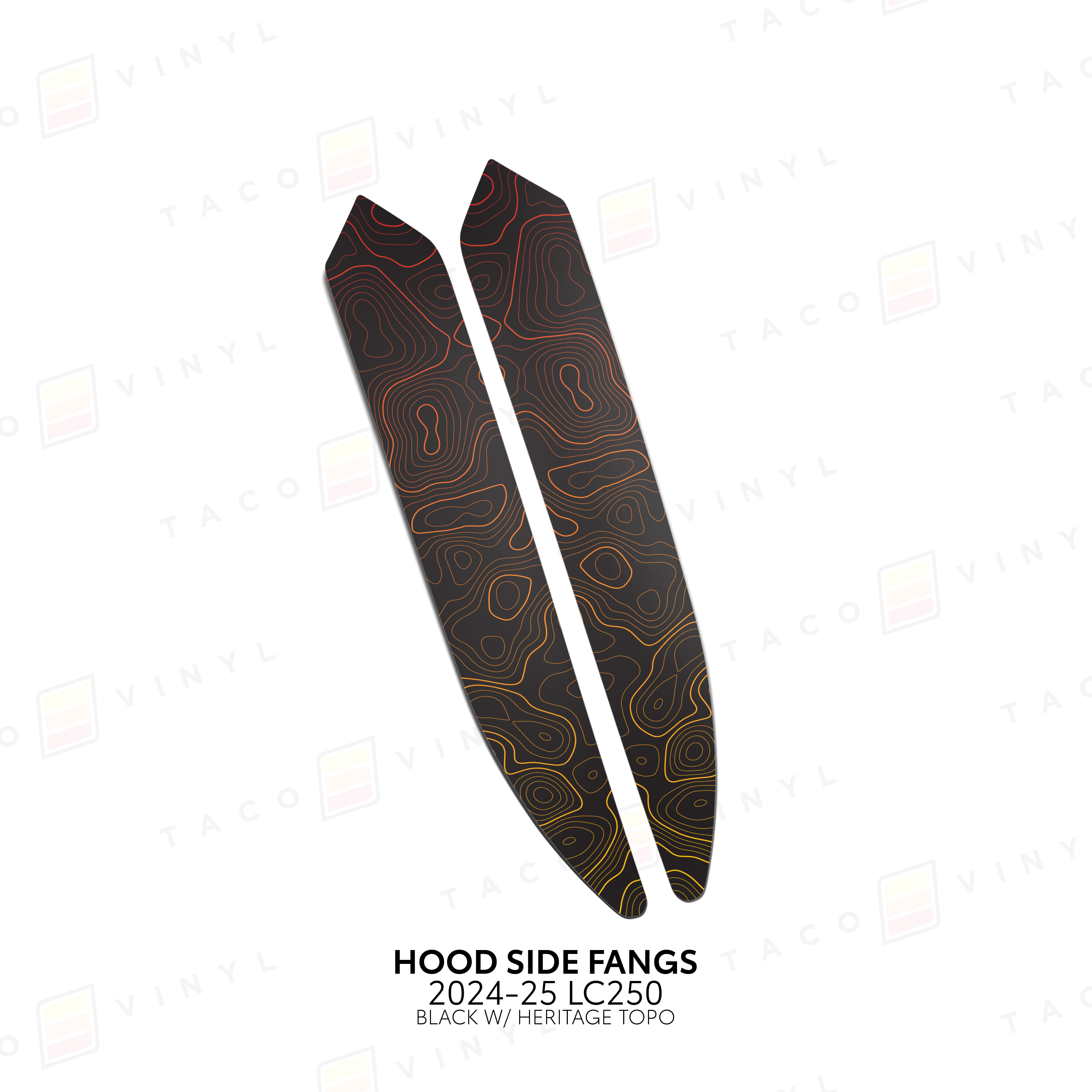 2024+ Hood Side Fangs For Land Cruiser 250