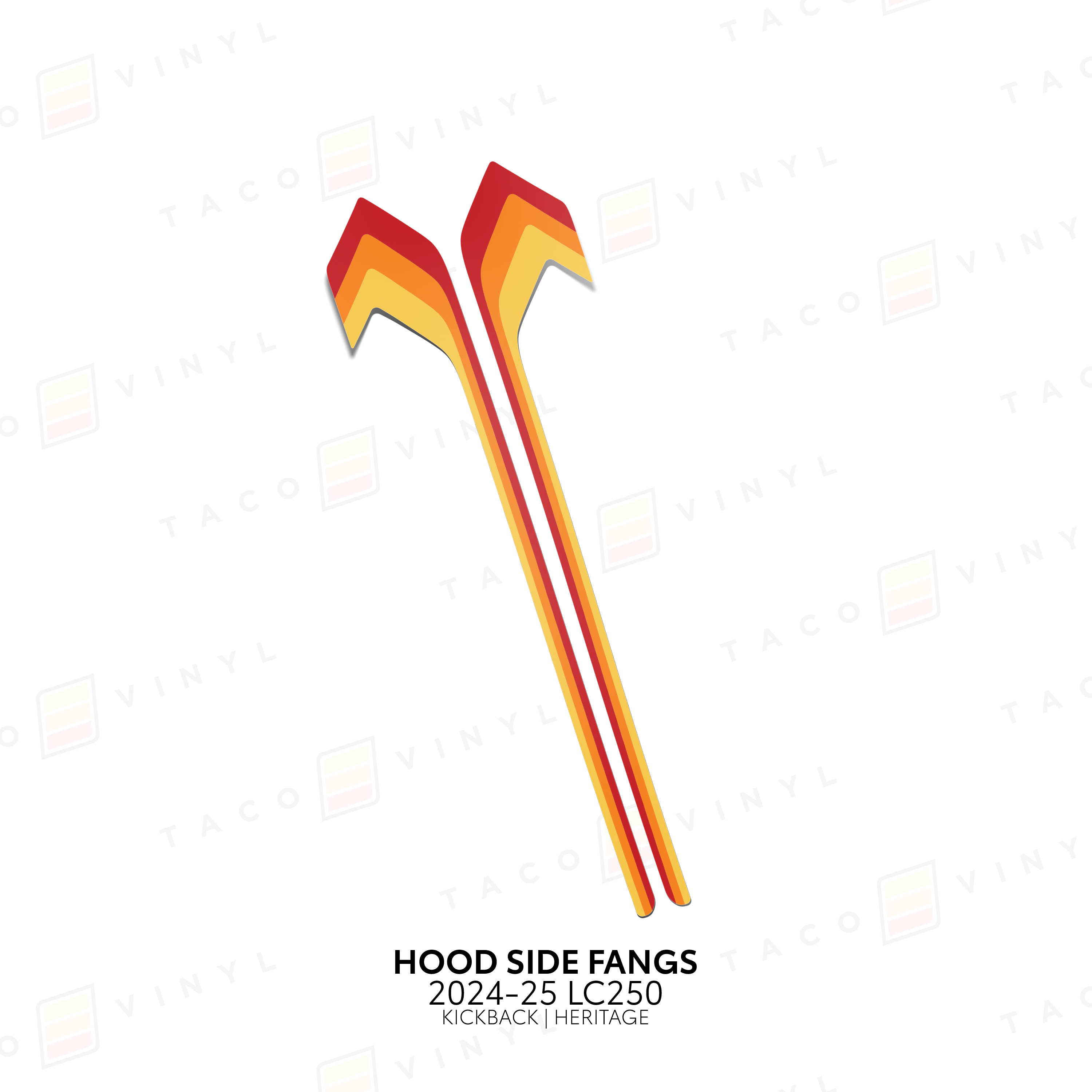 2024+ Hood Side Fangs For Land Cruiser 250