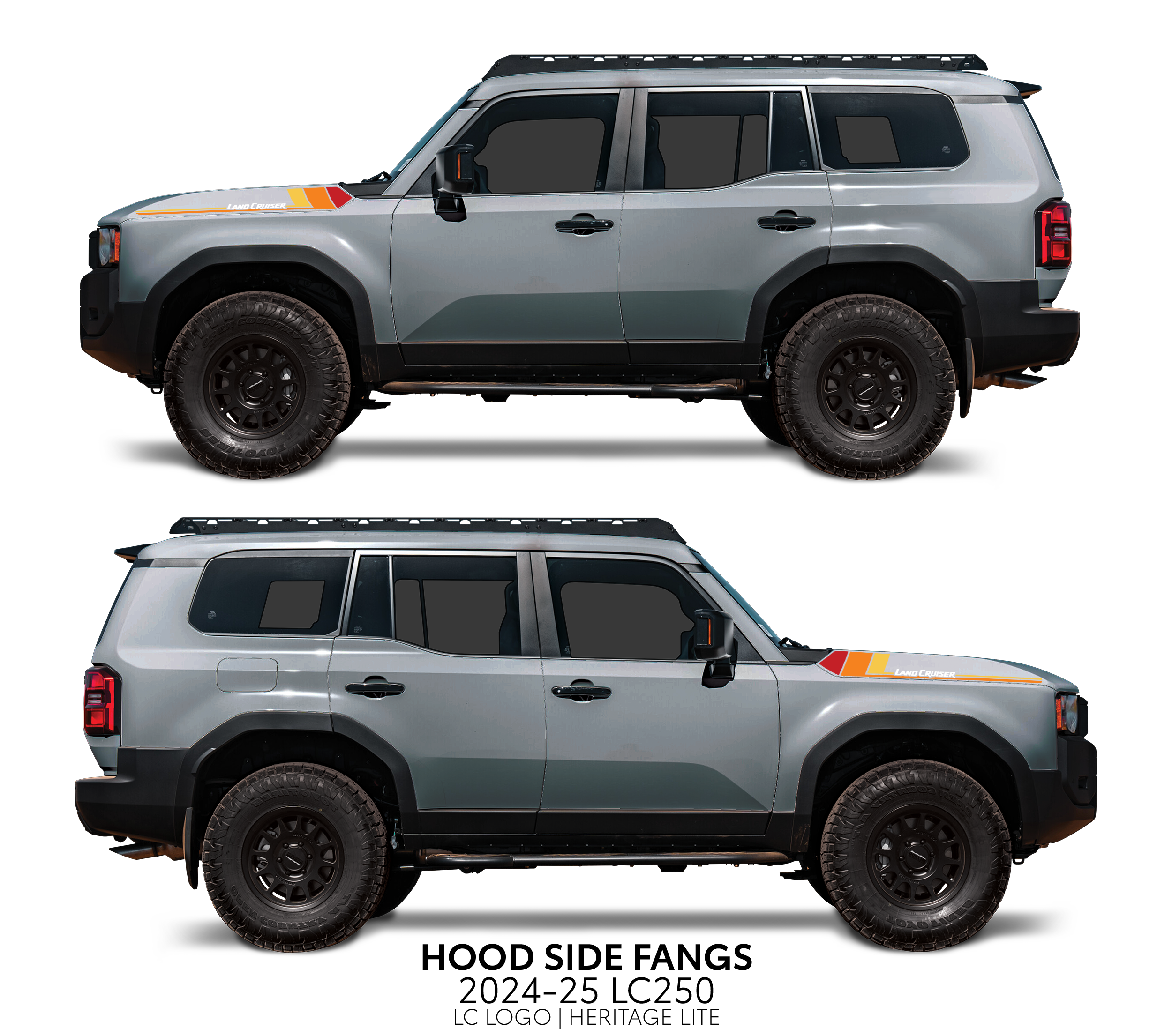 2024+ Hood Side Fangs For Land Cruiser 250