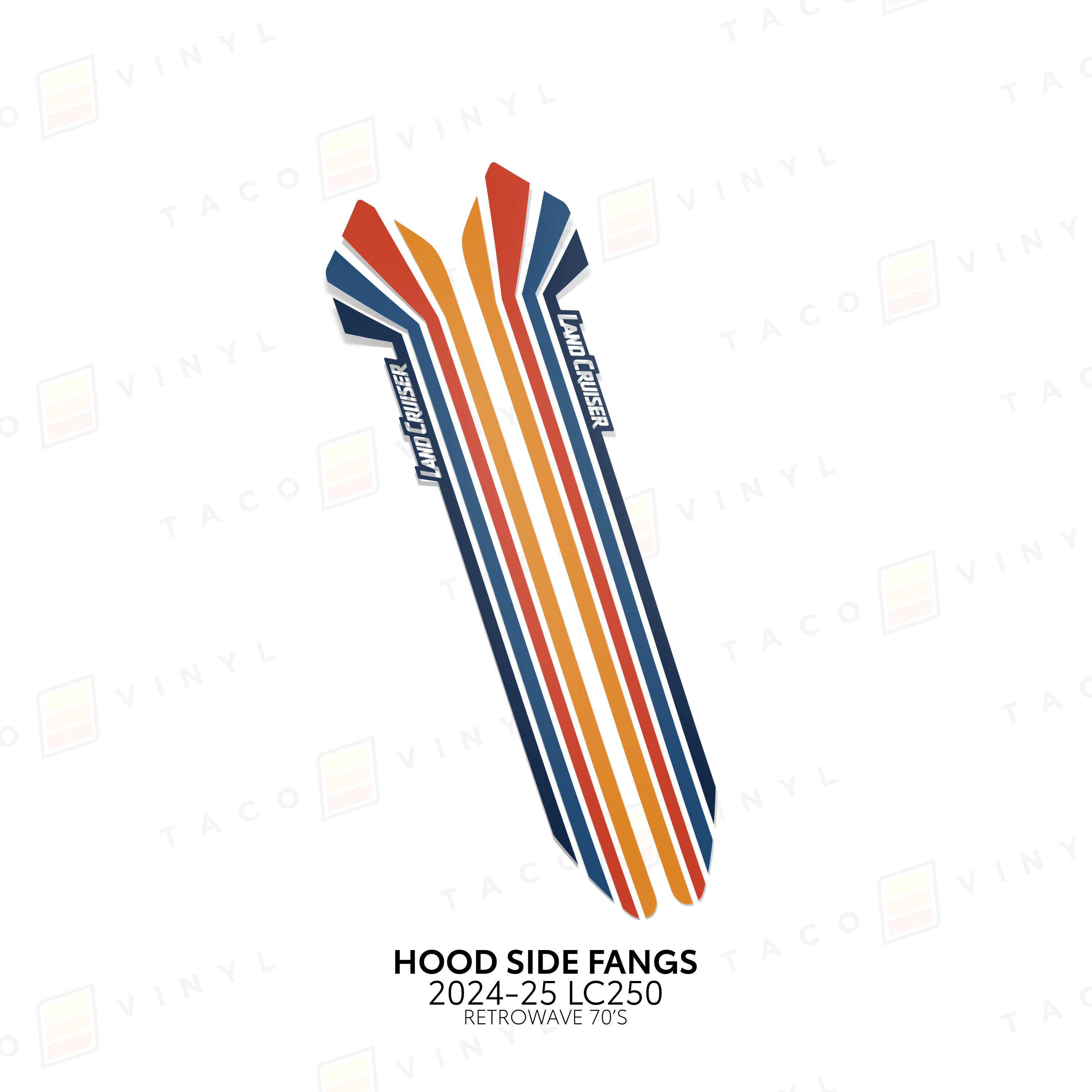 2024+ Hood Side Fangs For Land Cruiser 250
