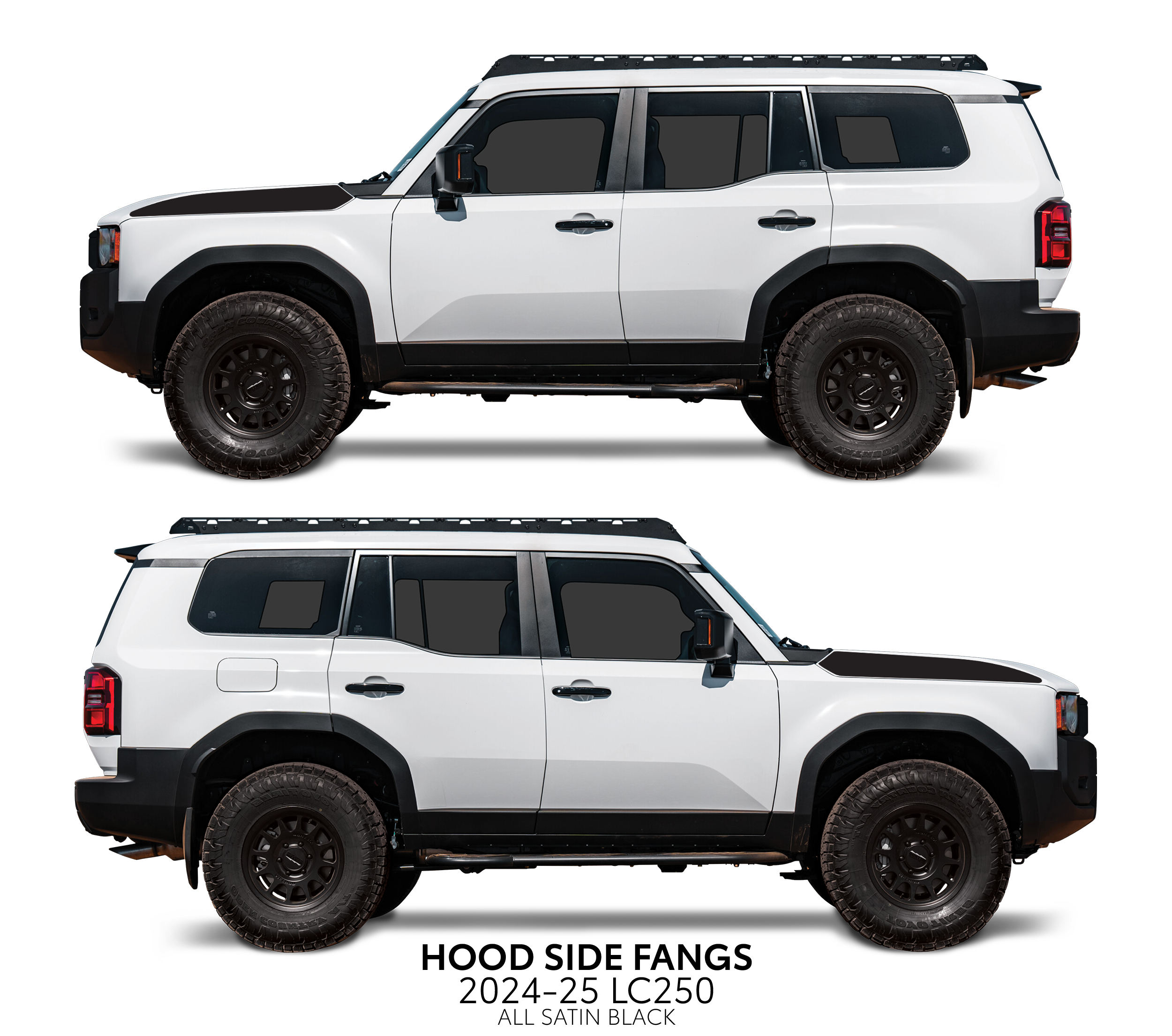 2024+ Hood Side Fangs For Land Cruiser 250