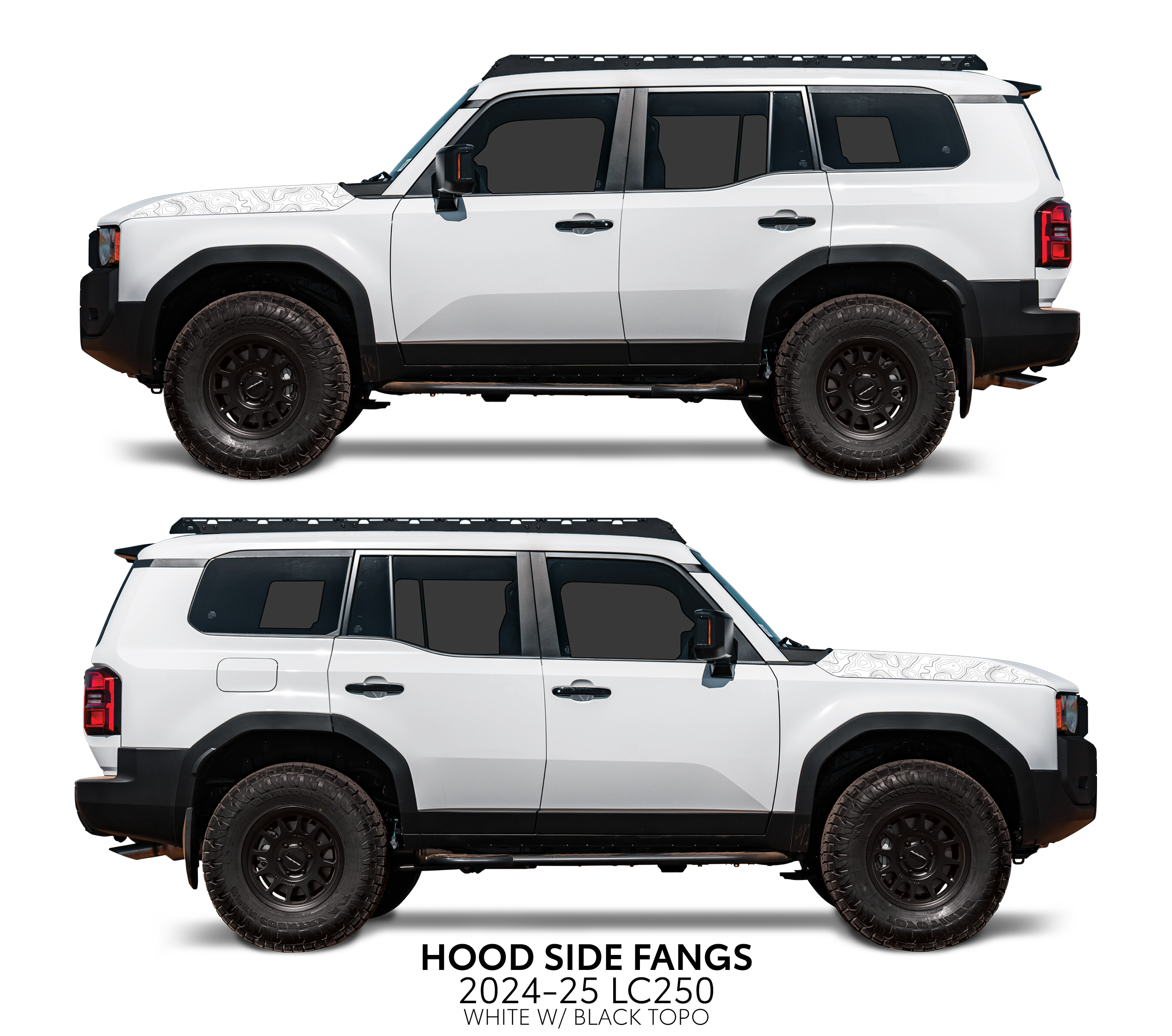 2024+ Hood Side Fangs For Land Cruiser 250
