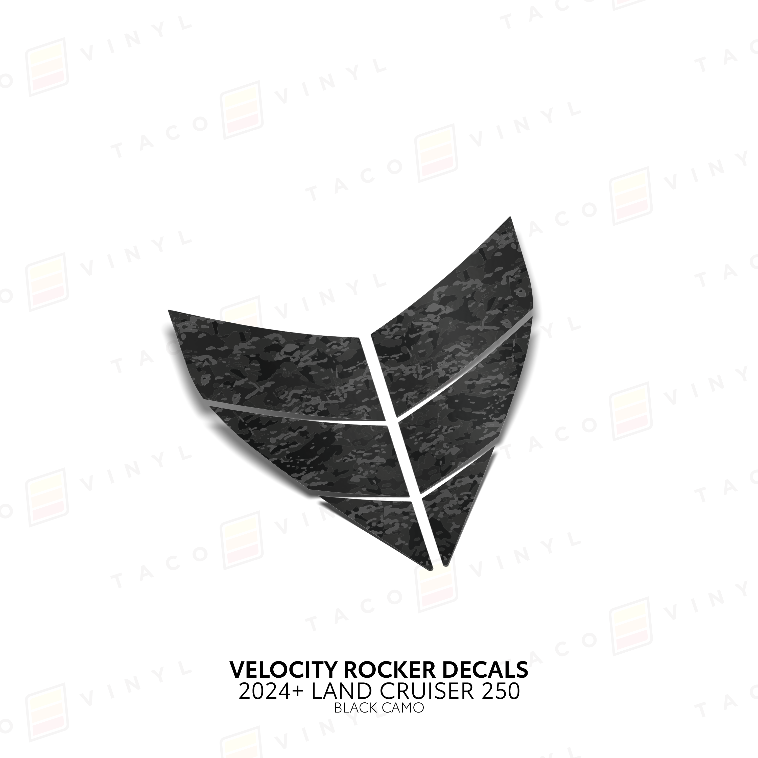 2024+ Velocity Lower Rocker Decals For Land Cruiser 250