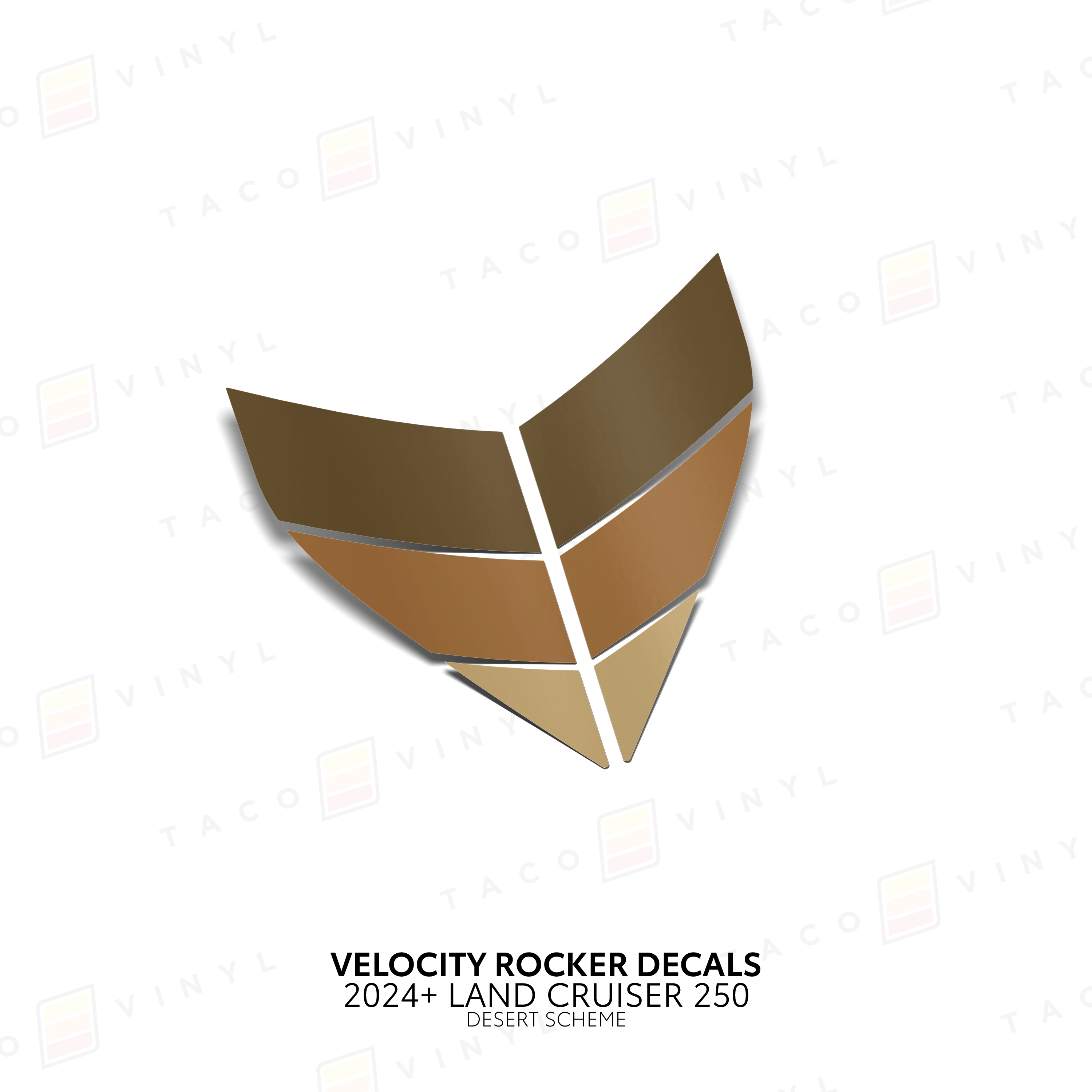 2024+ Velocity Lower Rocker Decals For Land Cruiser 250