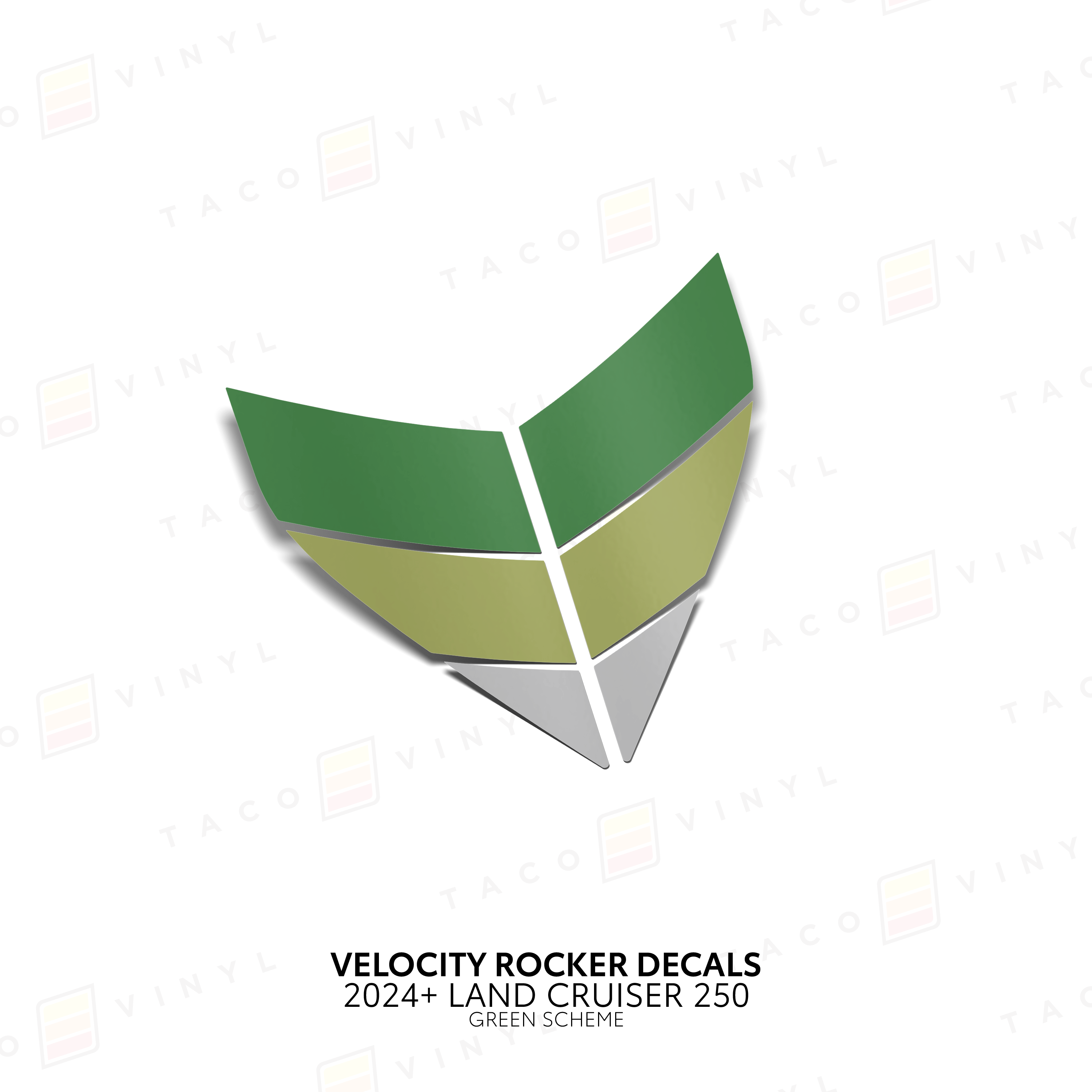 2024+ Velocity Lower Rocker Decals For Land Cruiser 250