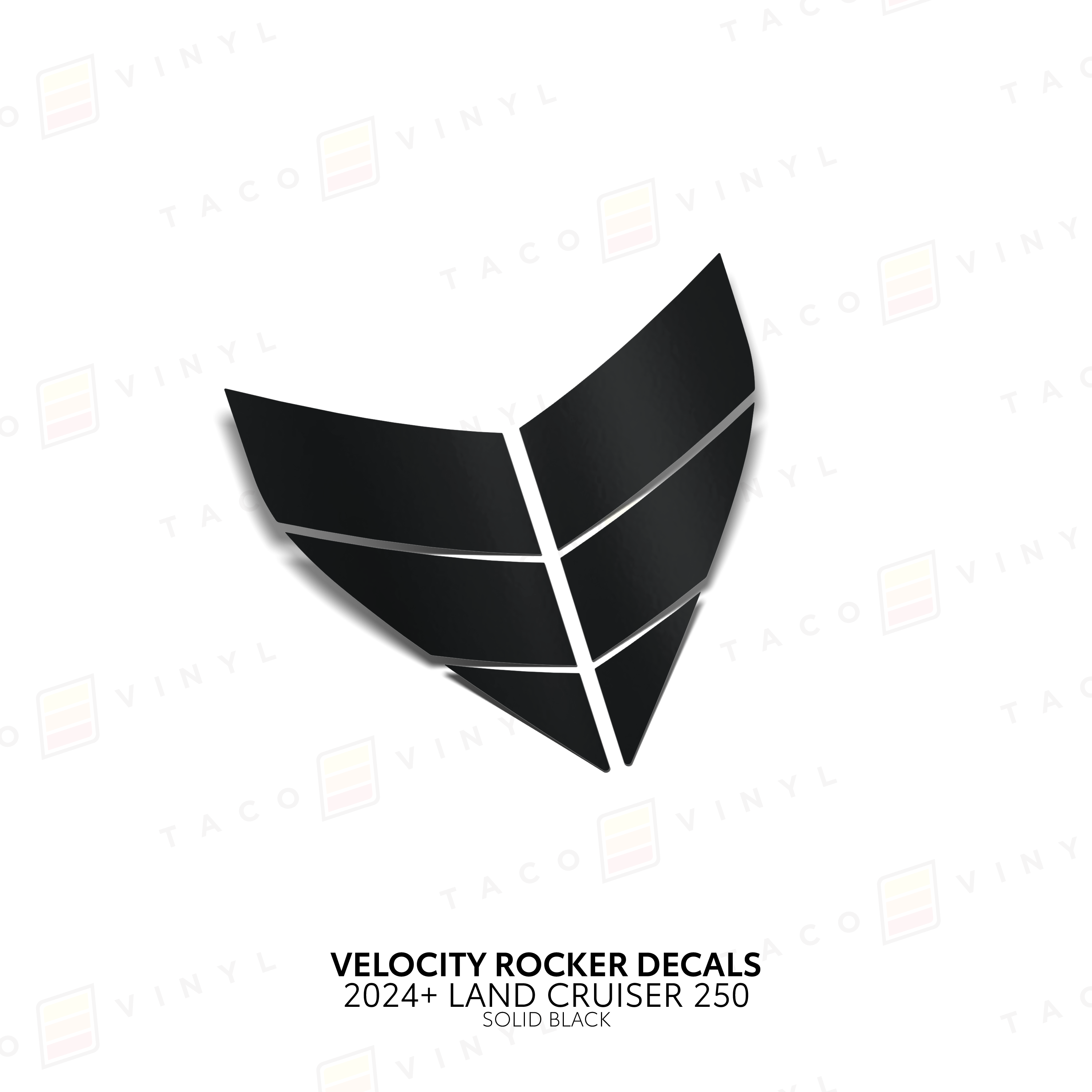 2024+ Velocity Lower Rocker Decals For Land Cruiser 250