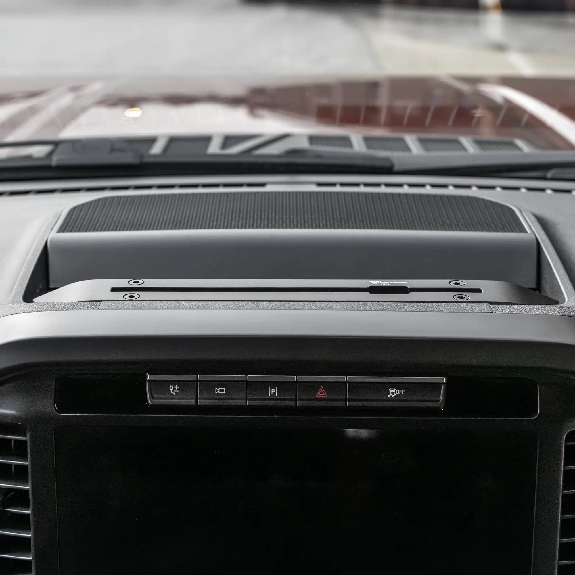 2021-2026 Ford F-150 (See Compatibility Info For Specific Year/Trim Fitment Details) Tackform Slim Track Dash Bracket With 20LITE Phone Holder & Tablet Mount