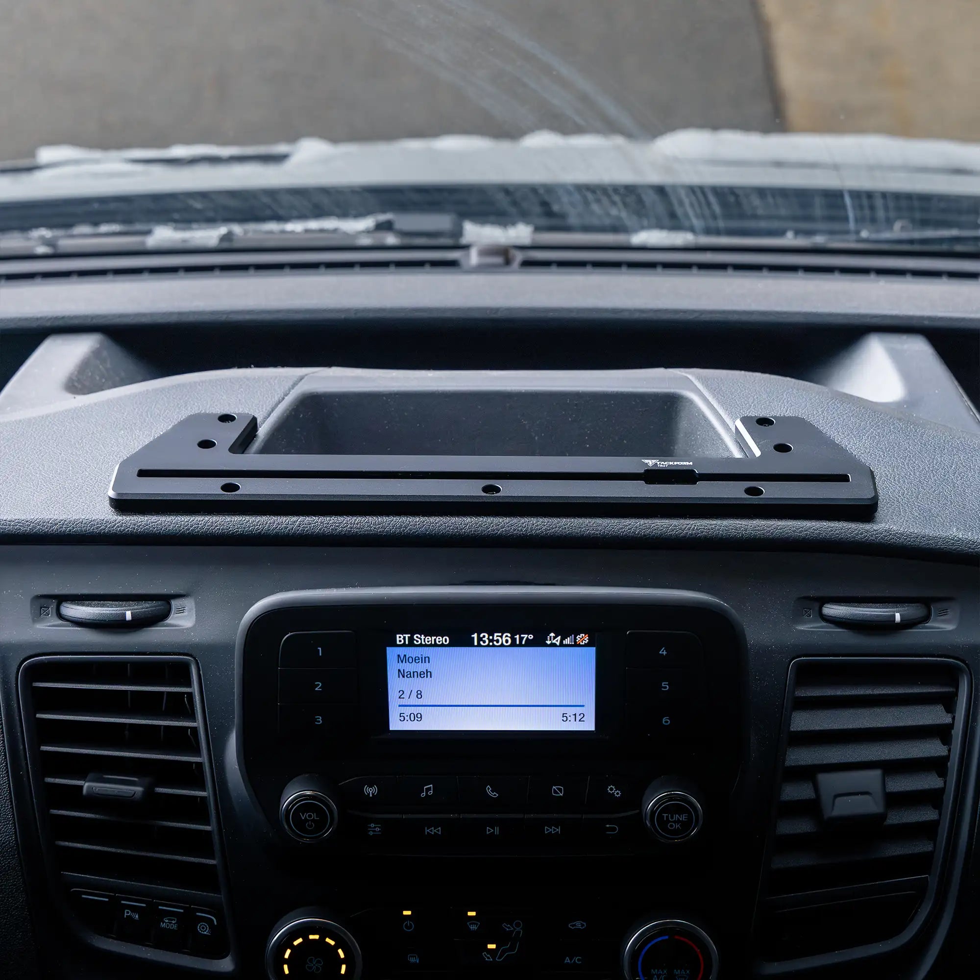 2020-2026 Ford Transit (Not Compatible With Transit Connect) Tackform Slim Track Dash Bracket With MagSafe Phone Mount