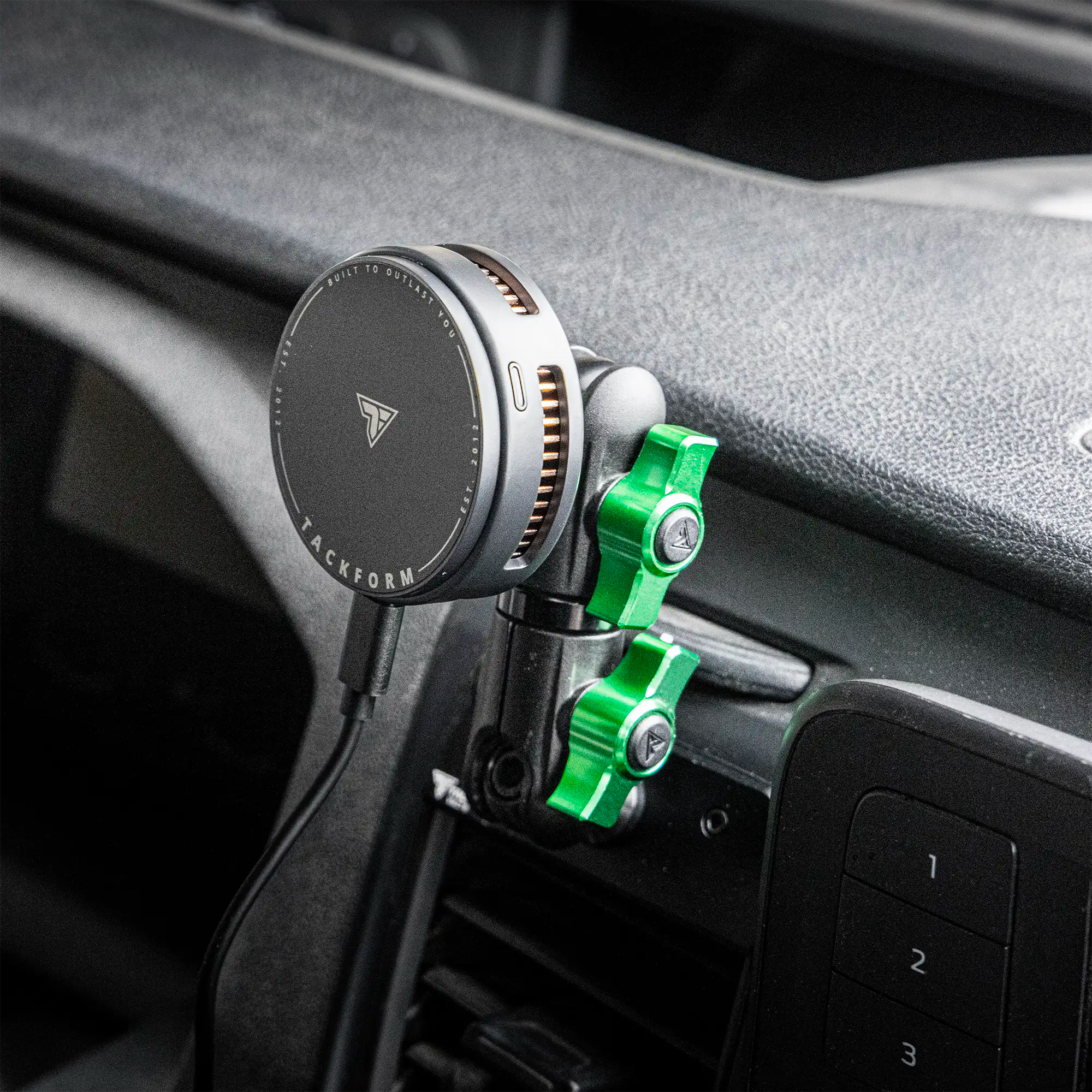 2020-2026 Ford Transit LINK™ Vent Mount Bracket With Qi2.2/MagSafe Charging and Cooling Phone Holder | 3.5" Arm | (Not Compatible With Transit Connect)