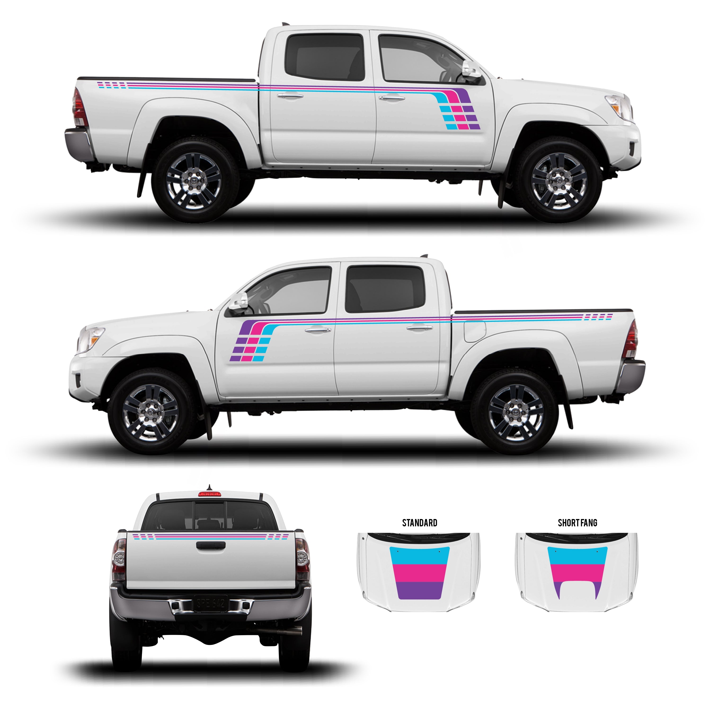 2005-15 Checkered Stripe Kit For Tacoma