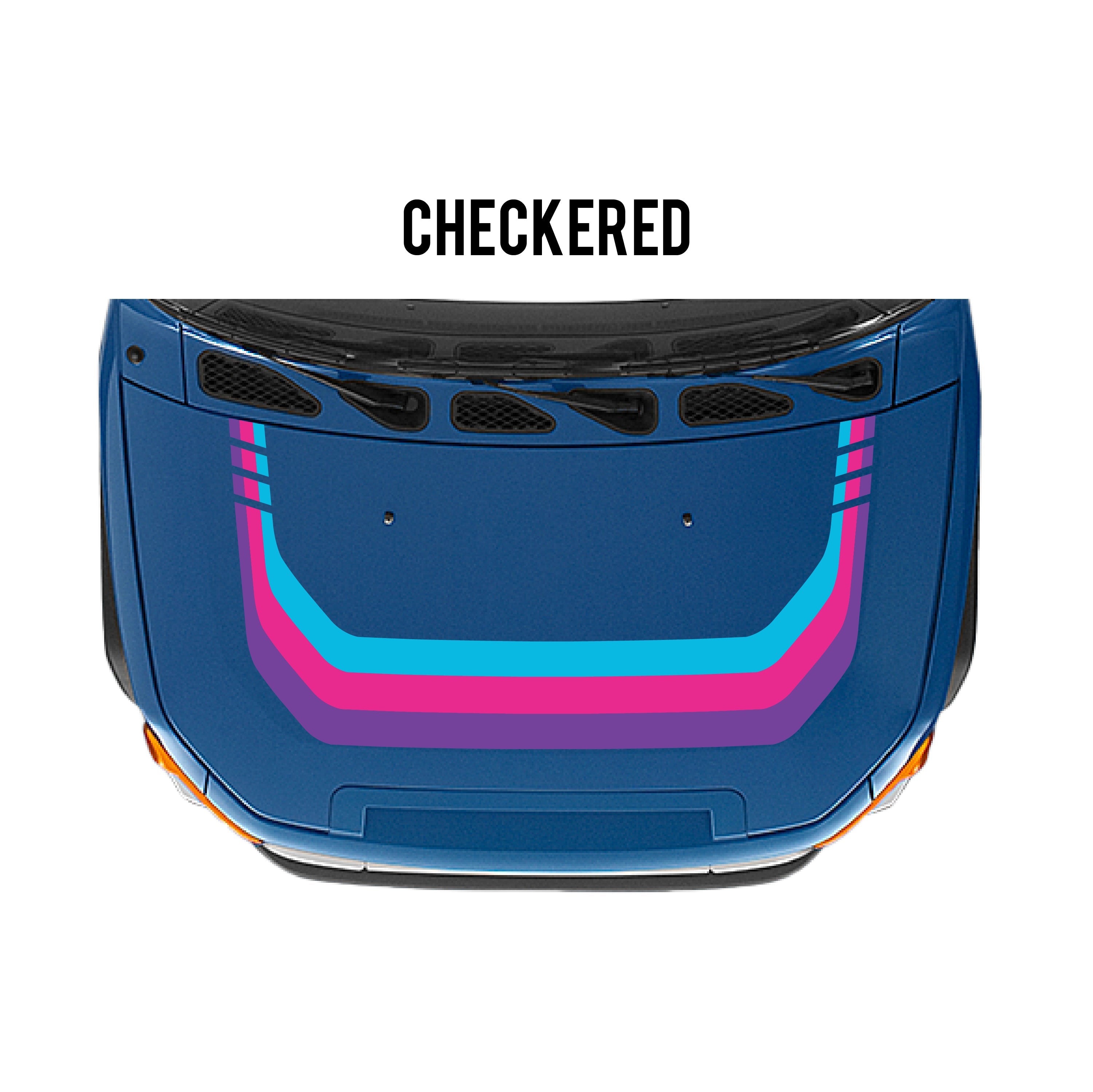 2007-14 Checkered Stripe Kit For FJ Cruiser