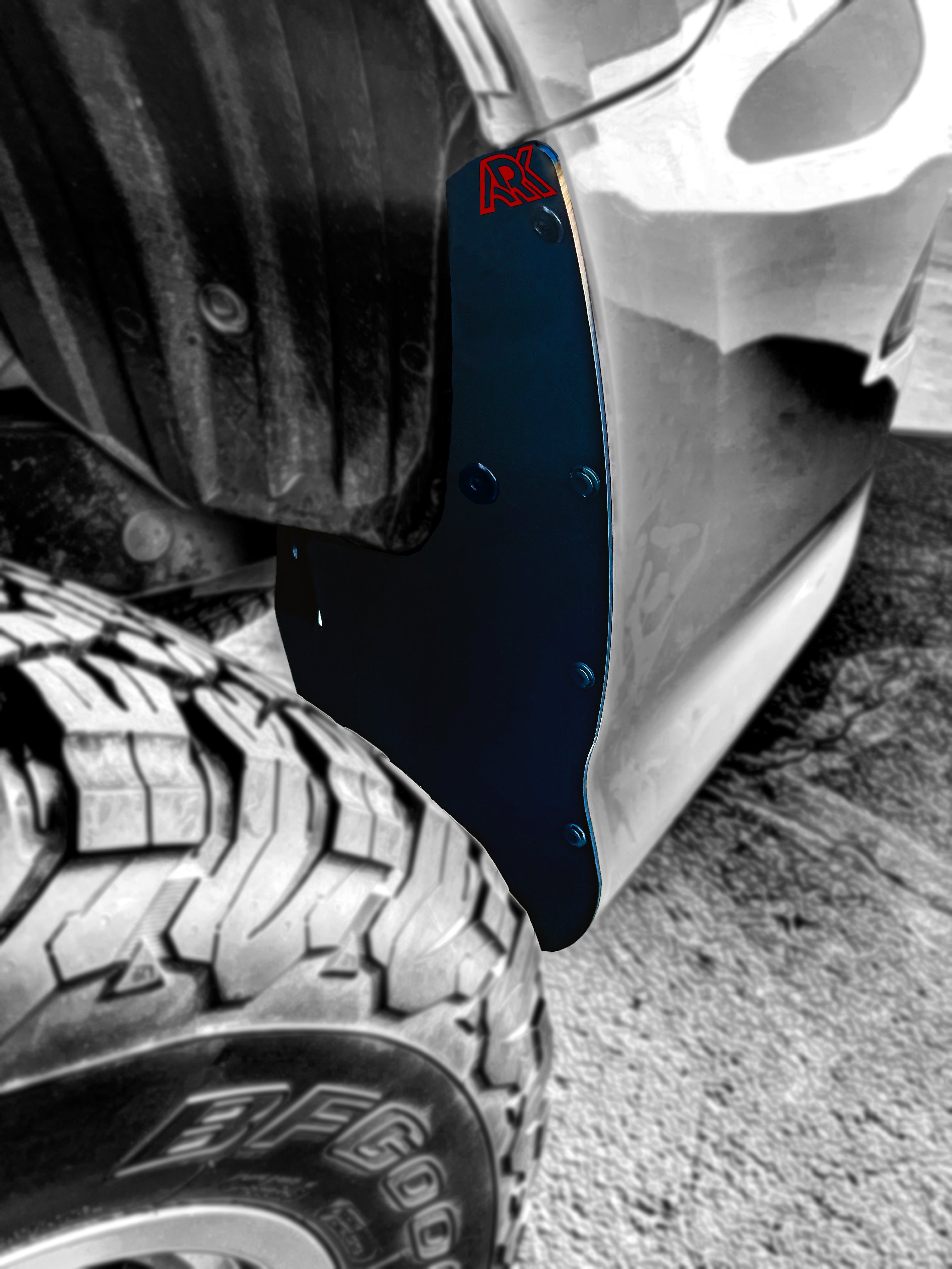 TriXpoly Standard Mud Flap Delete - Rear Only For 2010-2024 Lexus GX 460