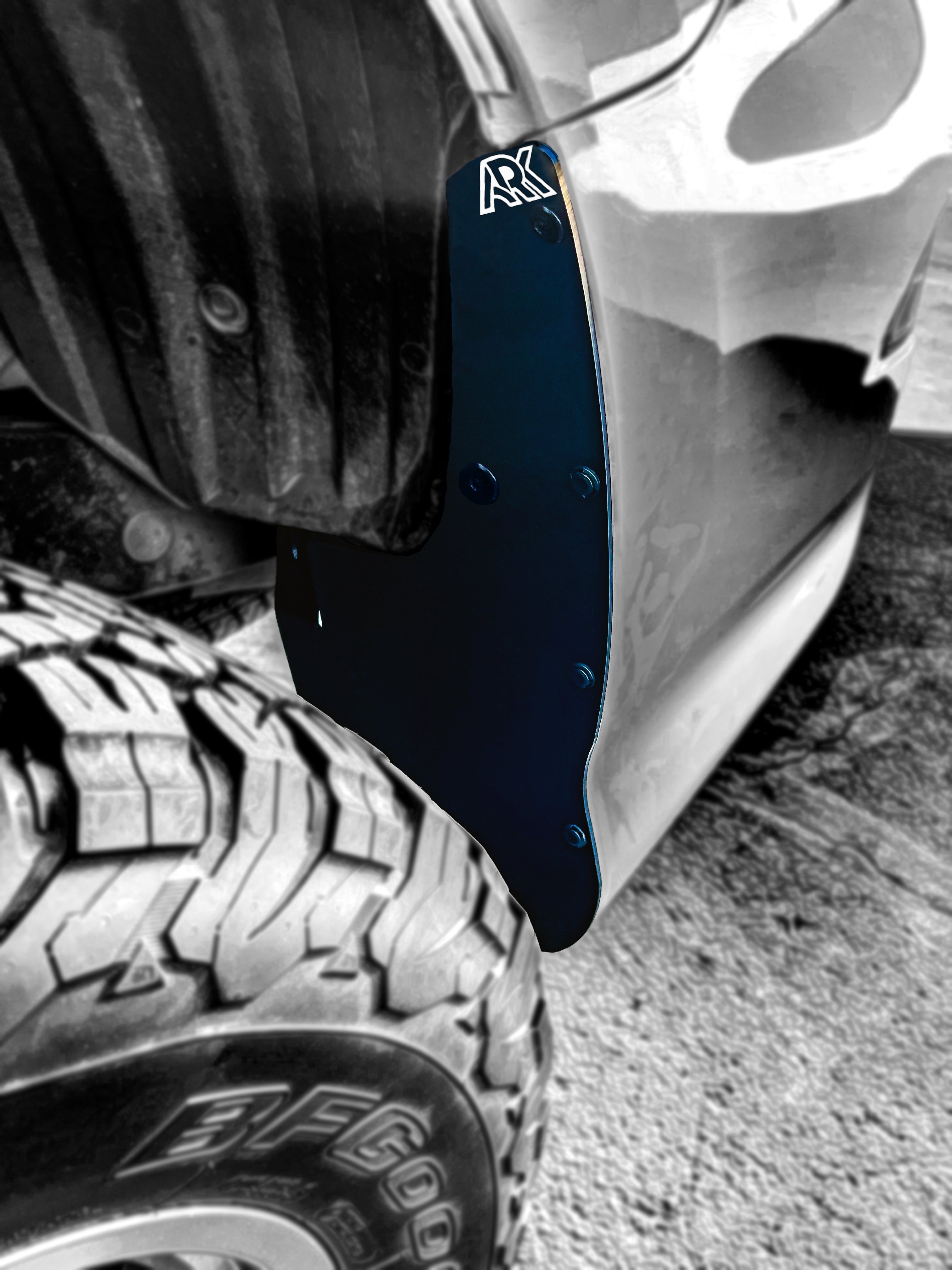 TriXpoly Standard Mud Flap Delete - Rear Only For 2010-2024 Lexus GX 460