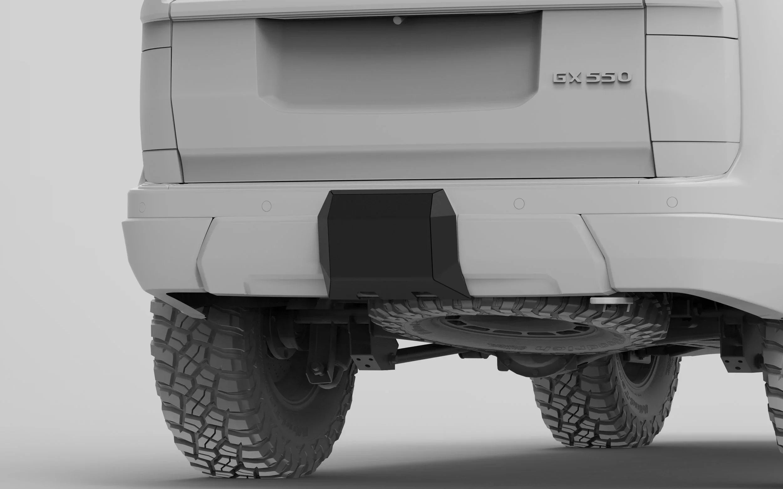 NYTOP Rear Hitch Skid Cover For 2024-Current Lexus GX550
