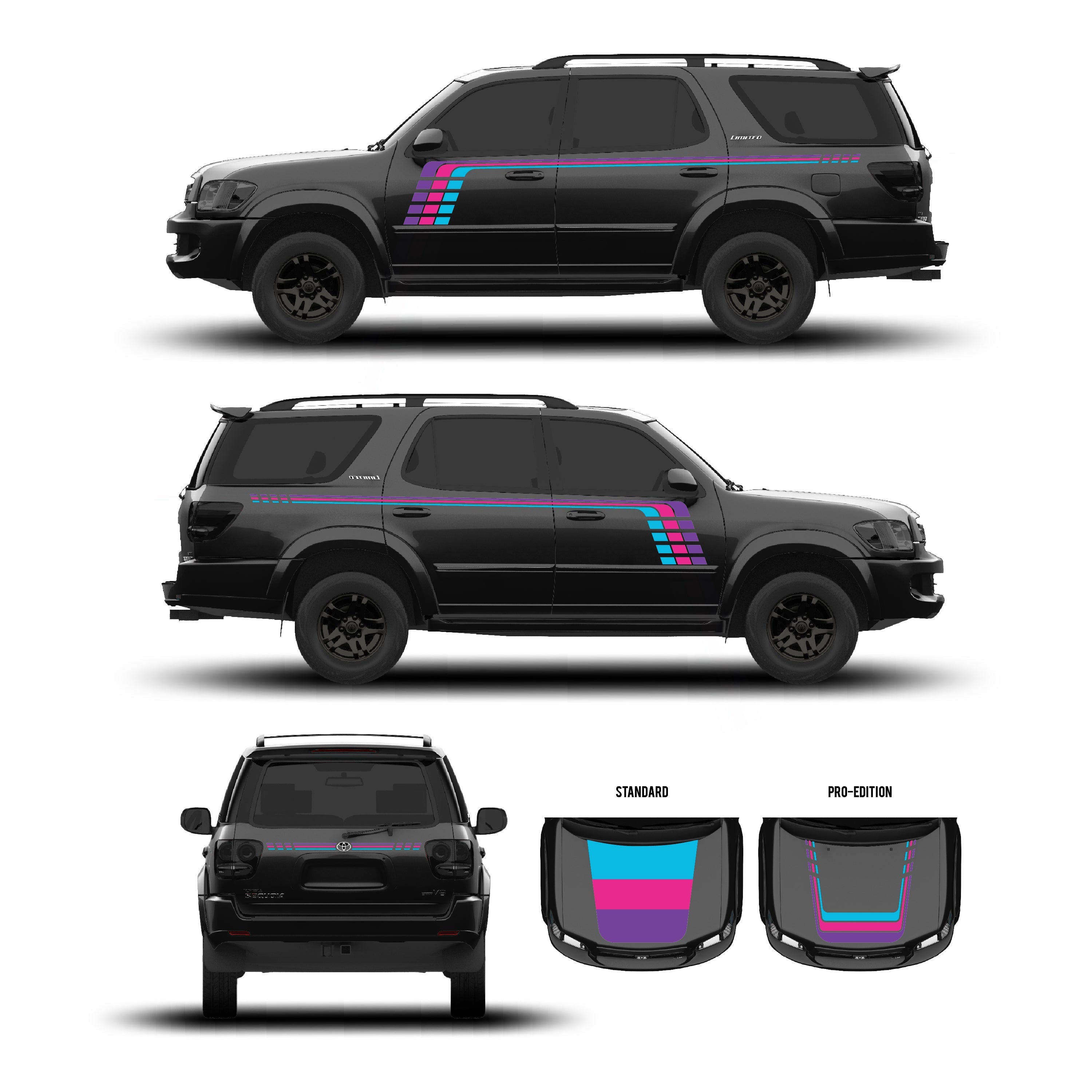 2001–07 Checkered Stripe Kit For Sequoia
