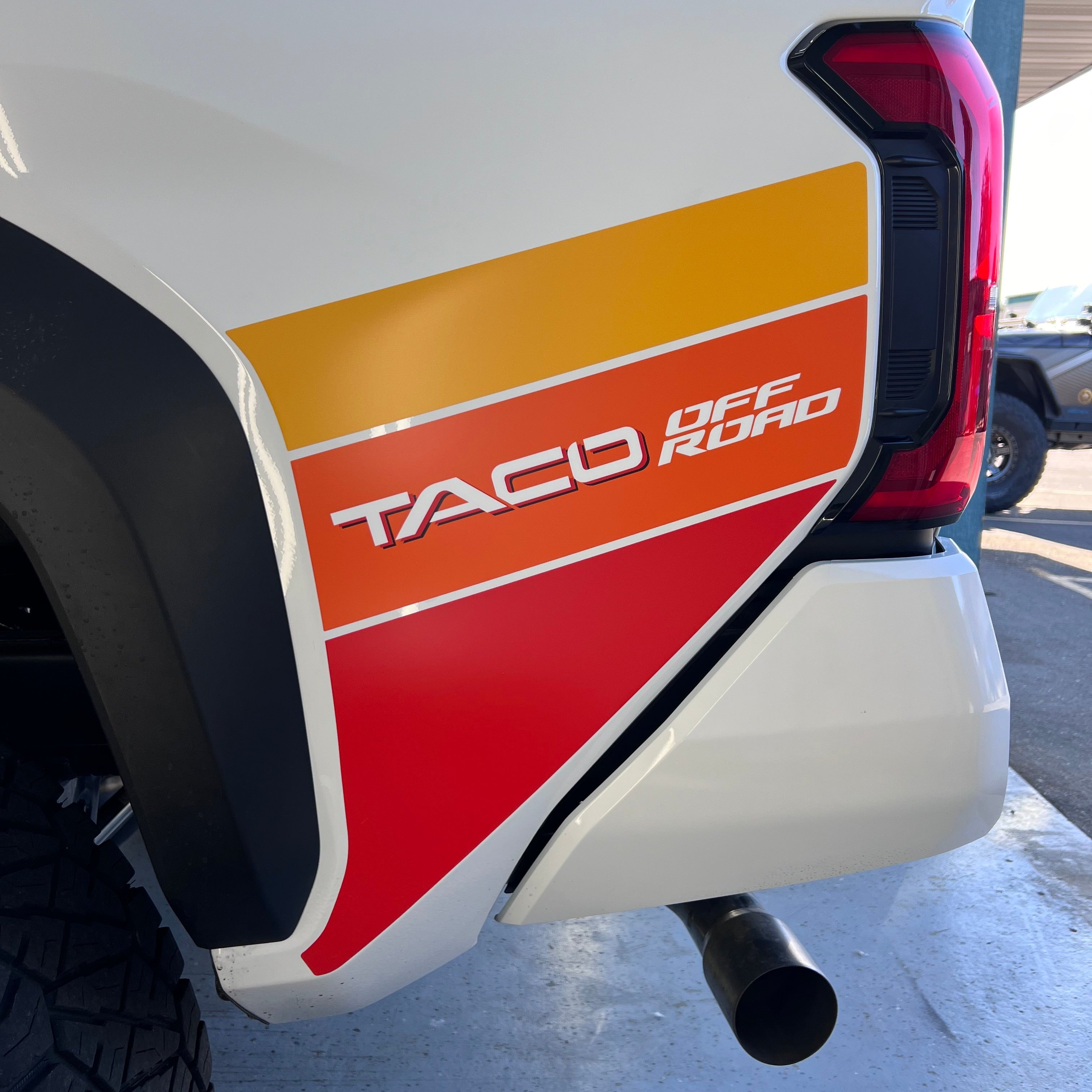 2024+ Lower Bedside Decals - Designed For Tacoma