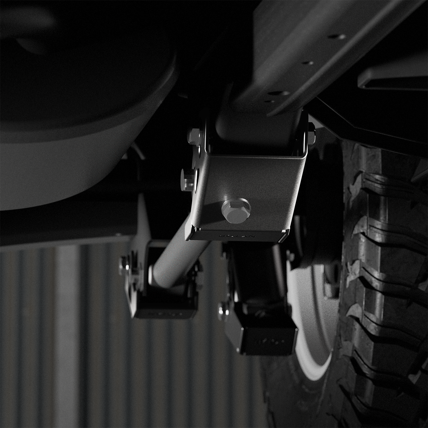 NYTOP Lower Trailing Arm Skid Plate Kit For 2024-Current Lexus GX550/Toyota Land Cruiser