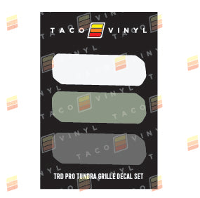 Pro Grille Decals For Tundra
