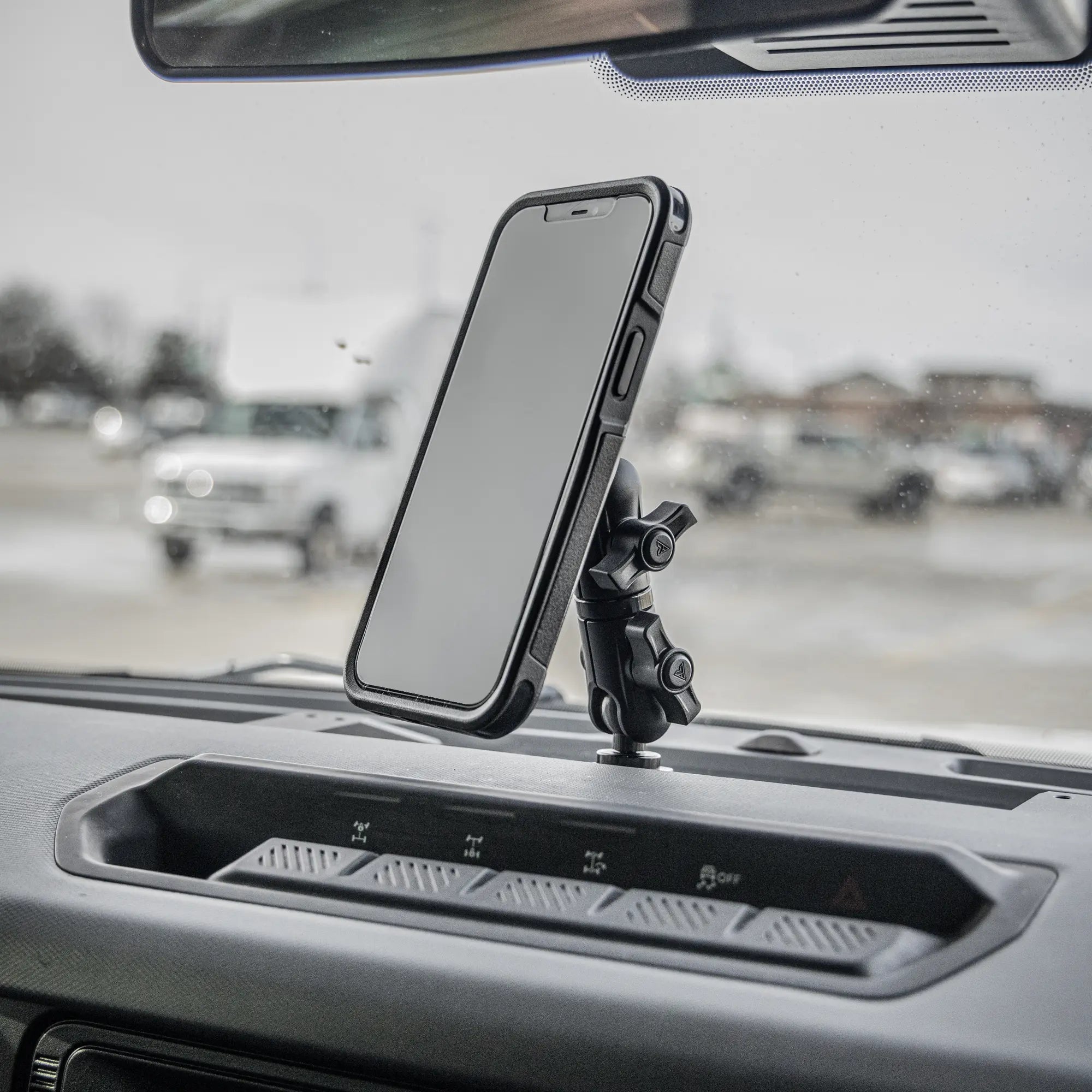 LINK™ MagSafe Phone Mount | Accessory Ready Dash and Grab Handle Compatible | 2021-2026 Ford Bronco | 3.5" Arm