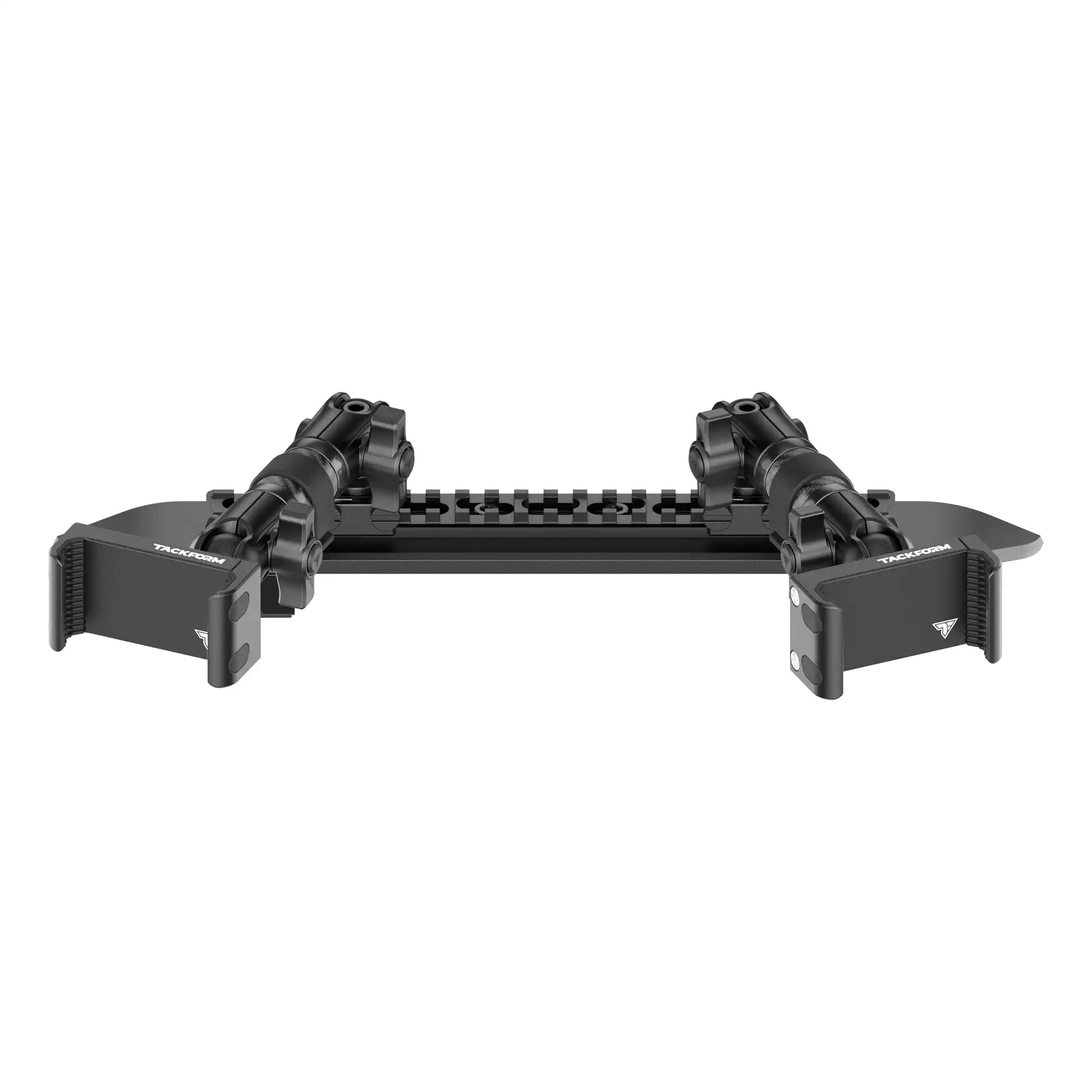 2021-2026 Ford F-150 (See Compatibility Info For Specific Year/Trim Fitment Details) Tackform Assault Track Picatinny Dash Bracket With Dual 20LITE Phone Mounts