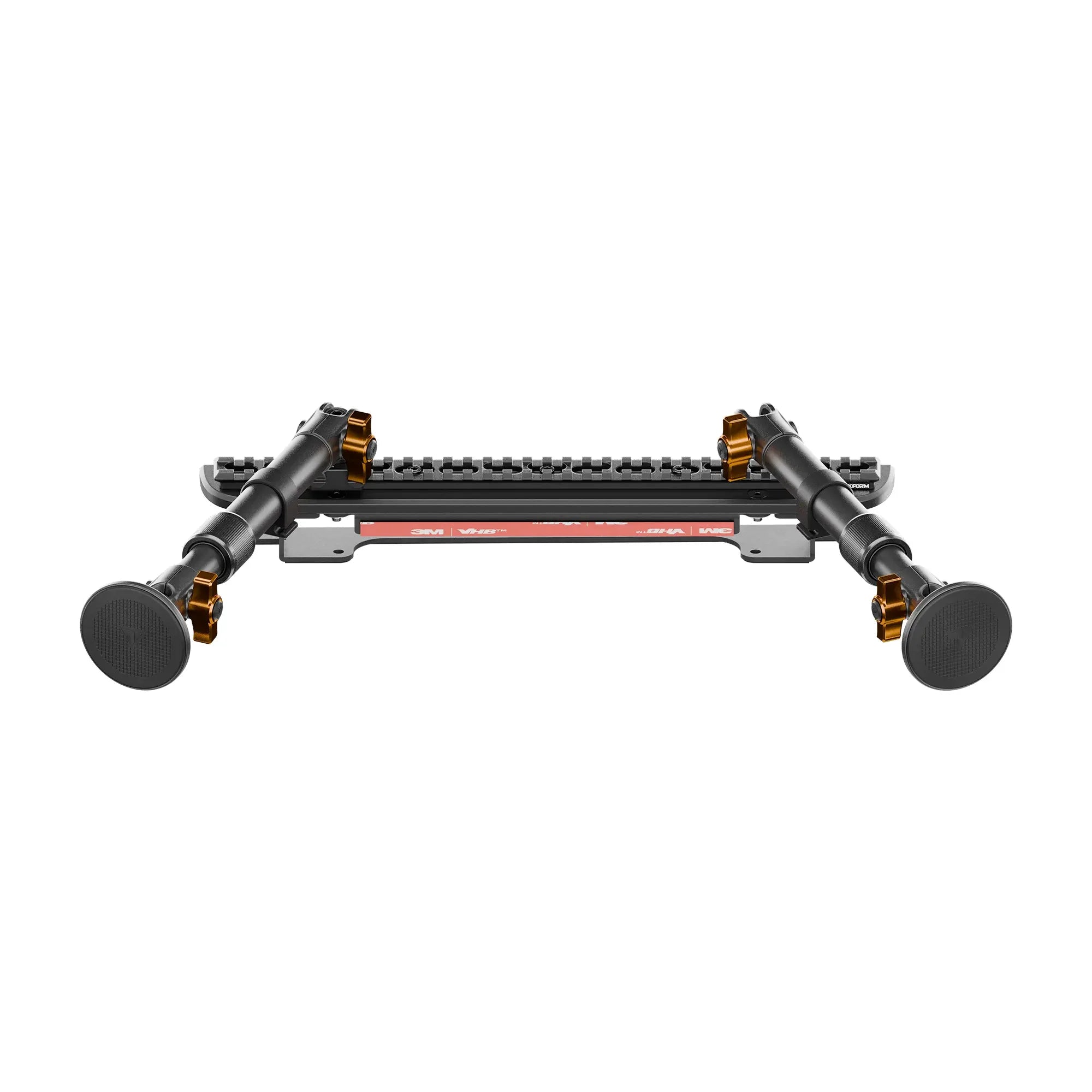 2024-2026 Ford F-150 (See Compatibility Info For Specific Year/Trim Fitment Details) Tackform Assault Track Picatinny Dash Bracket With Dual MagSafe Phone Mounts | Telescoping Arm