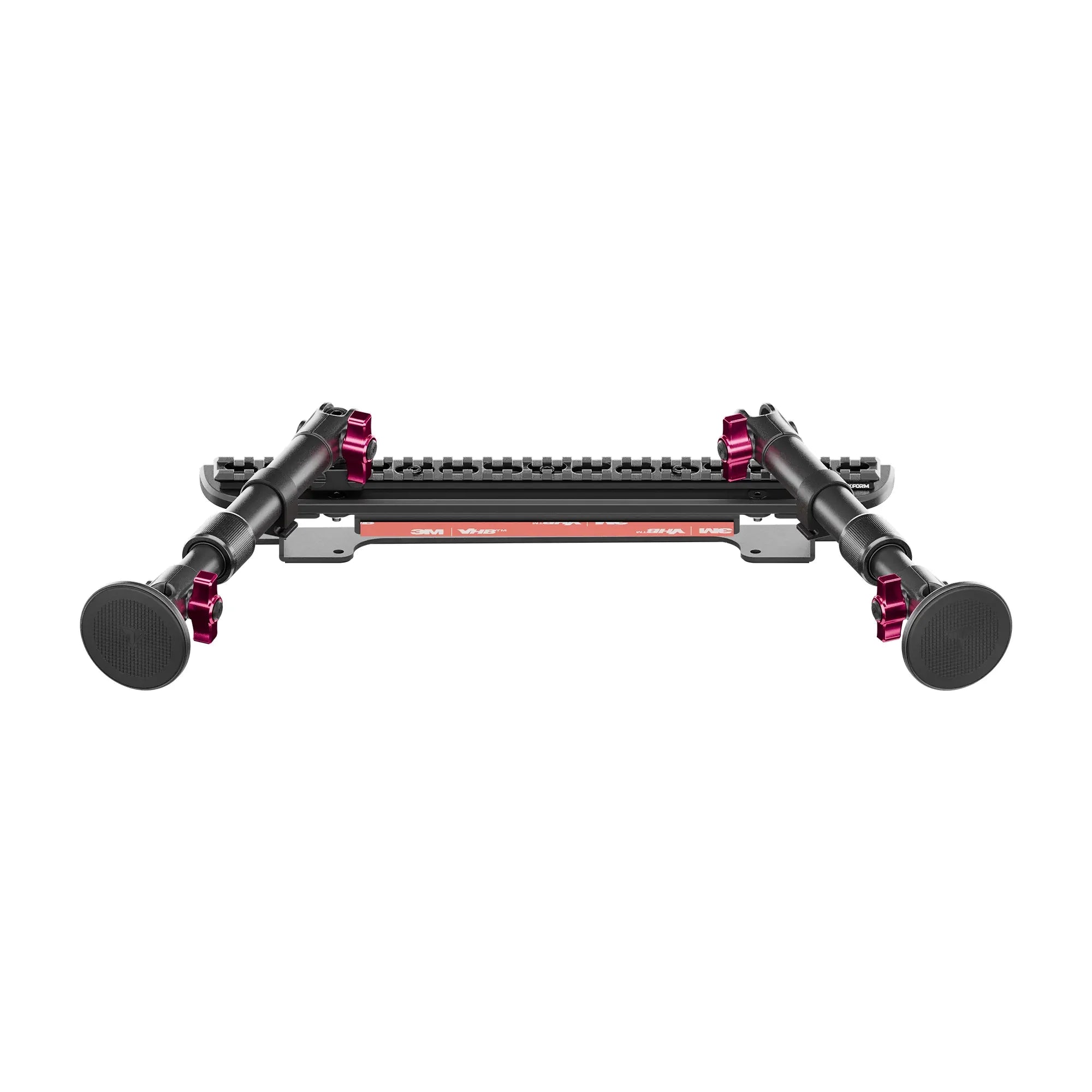 2024-2026 Ford F-150 (See Compatibility Info For Specific Year/Trim Fitment Details) Tackform Assault Track Picatinny Dash Bracket With Dual MagSafe Phone Mounts | Telescoping Arm