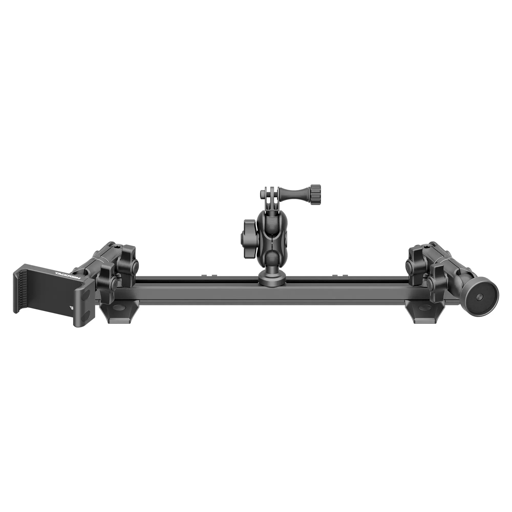 Dash Mount For 2010-2024 Toyota 4Runner Tackform Slim Track Dash Bracket With 20LITE Phone, GoPro & Midland Magnetic Radio Holders